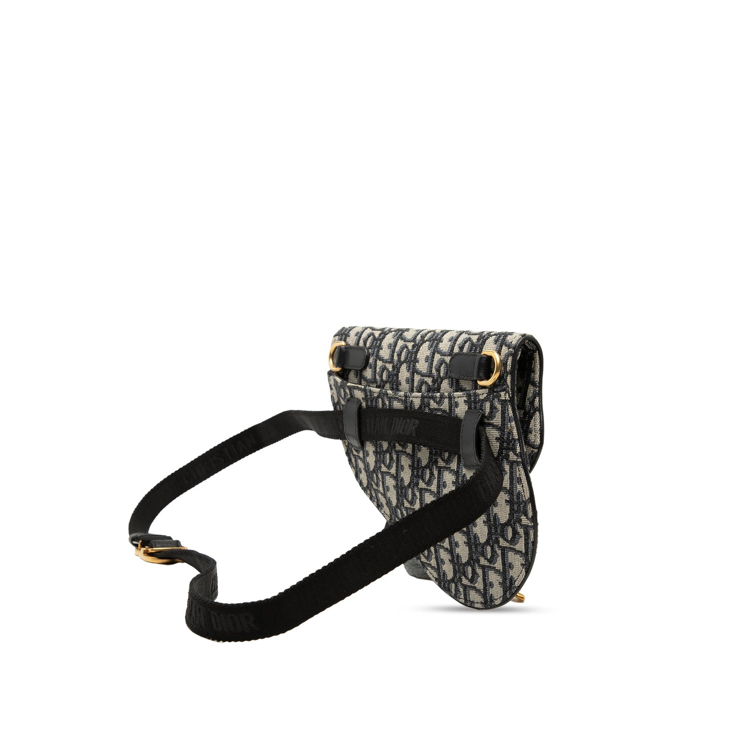 Dior Oblique Canvas Saddle Belt Bag