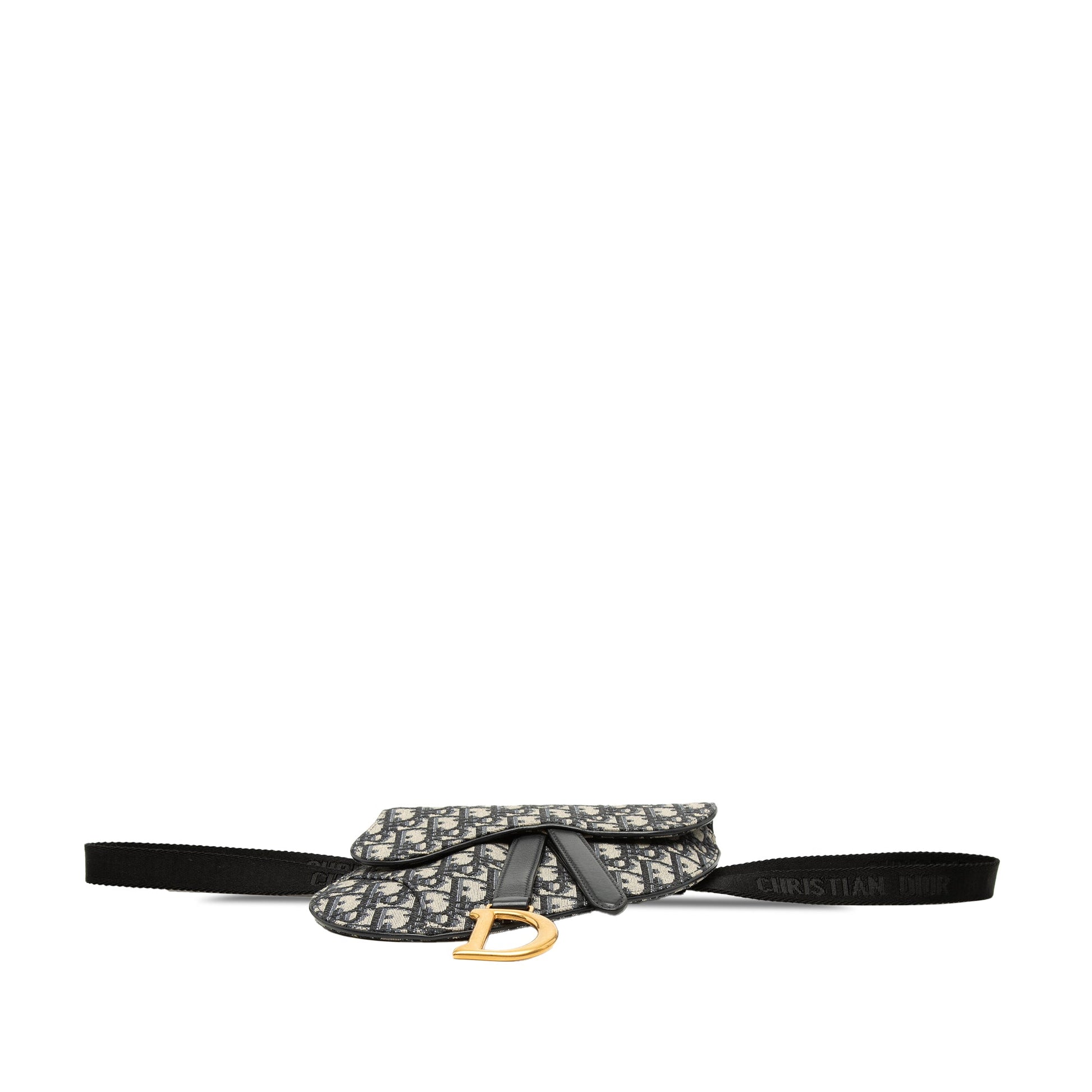 Dior Oblique Canvas Saddle Belt Bag