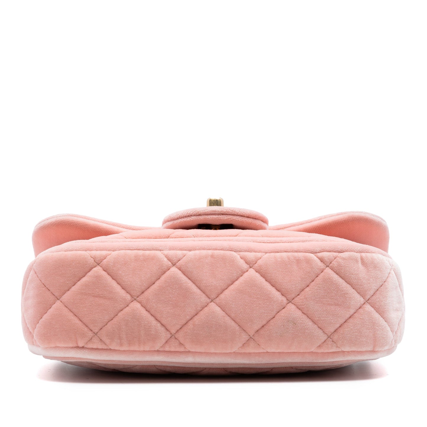 Chanel Mini Quilted Velvet Double Frame Flap