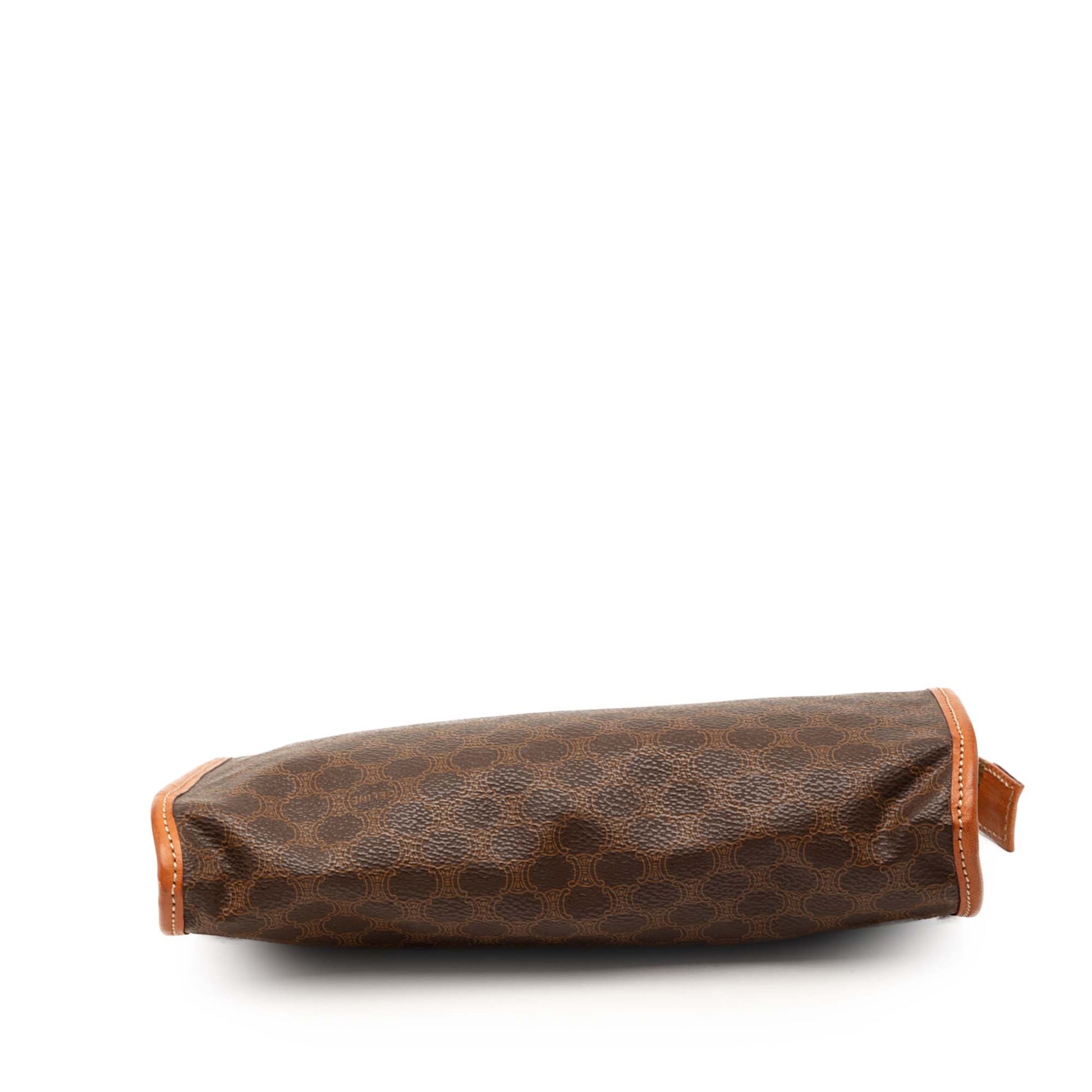 Celine Macadam Coated Canvas Clutch