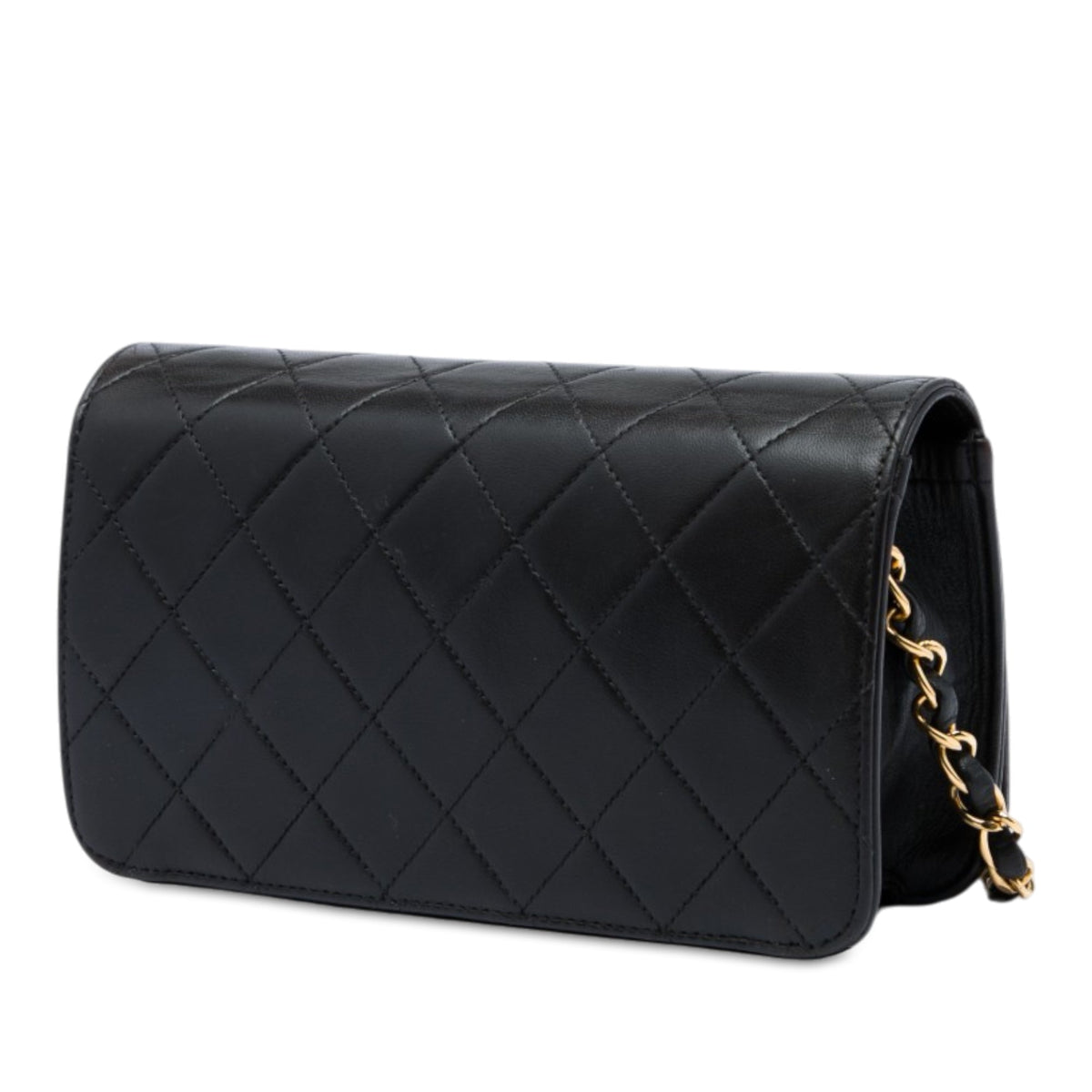 Chanel CC Quilted Lambskin Full Single Flap