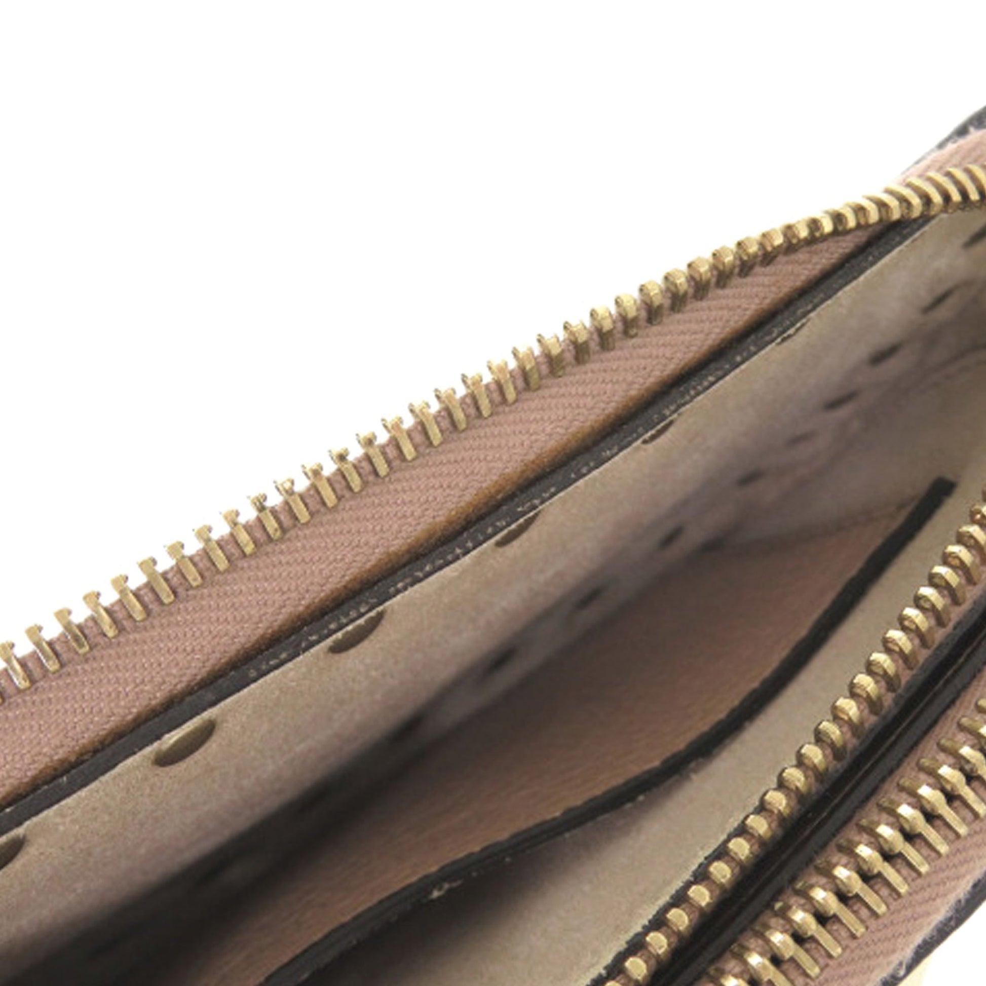 Valentino Pebbled Calfskin Rockstud Double Zip Chain Pouch