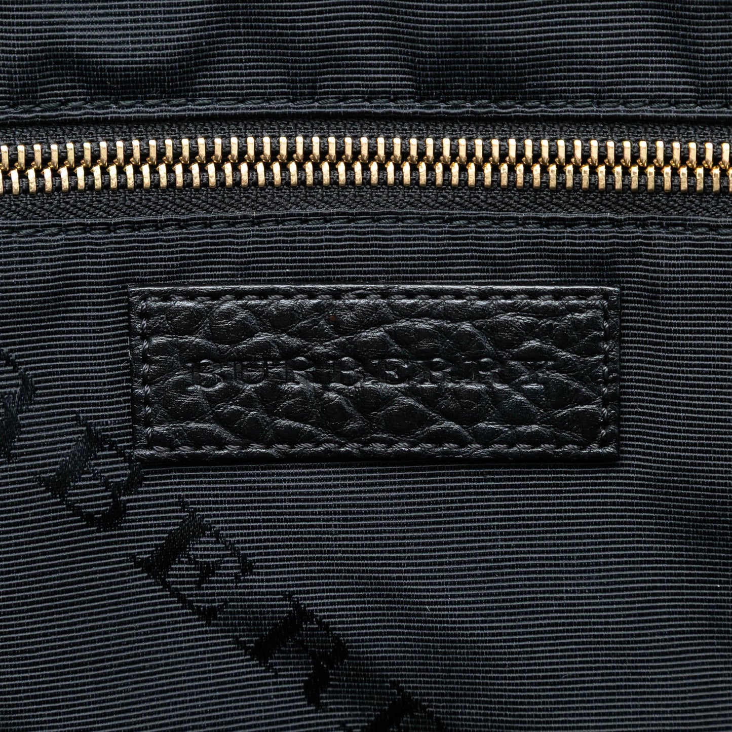 Burberry Large Heritage Grain Check Embossed Orchard Bowling Bag
