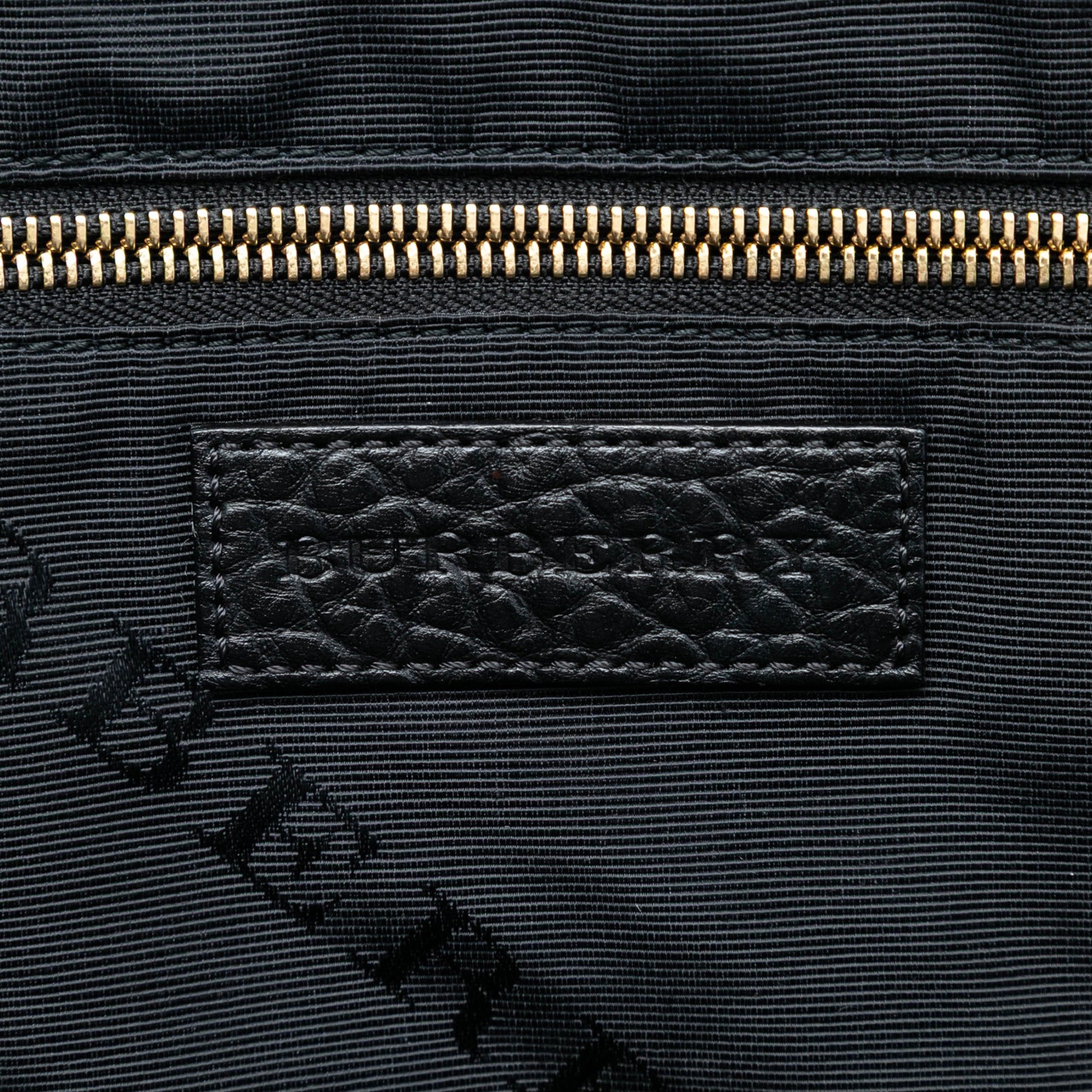 Burberry Large Heritage Grain Check Embossed Orchard Bowling Bag