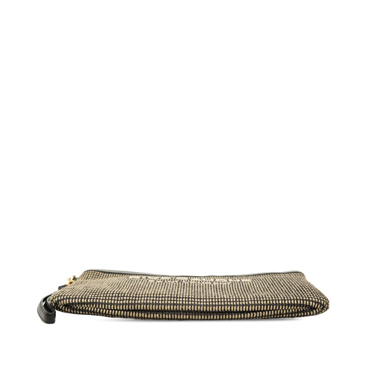 Saint Laurent Raffia Rive Gauche Clutch