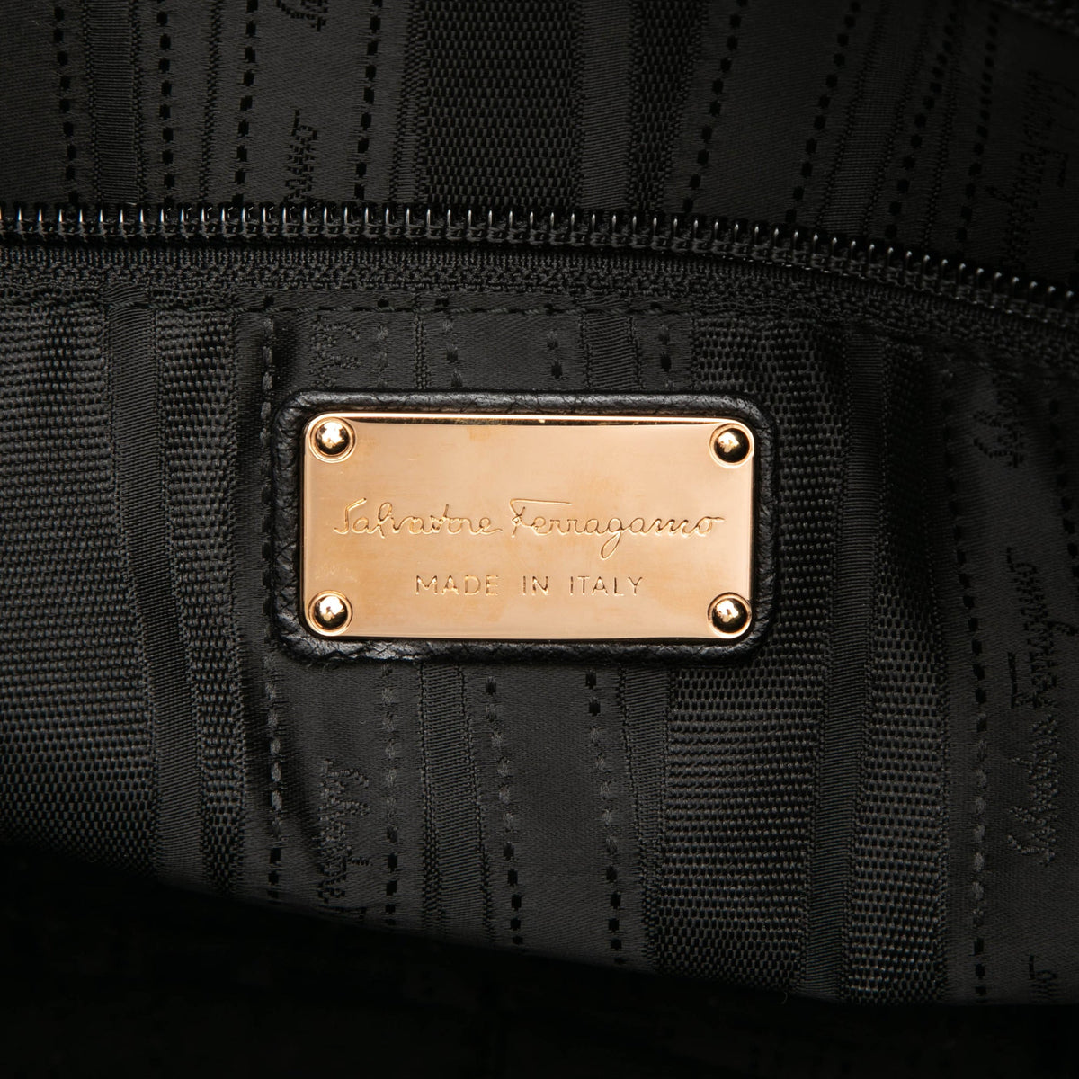 Ferragamo Buffalo Leather Fanya Chain Tote