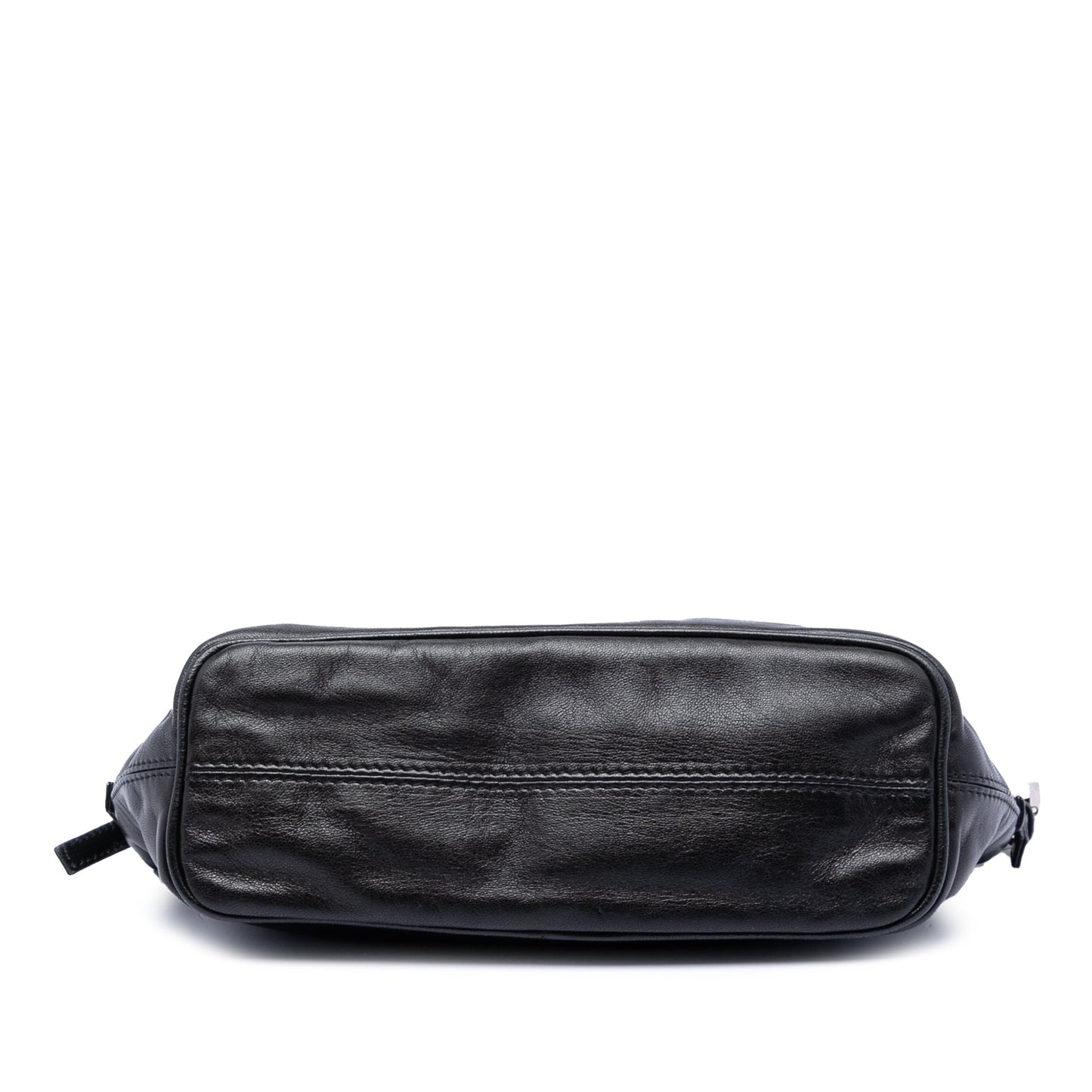 Fendi Leather FF Baguette Shoulder Bag