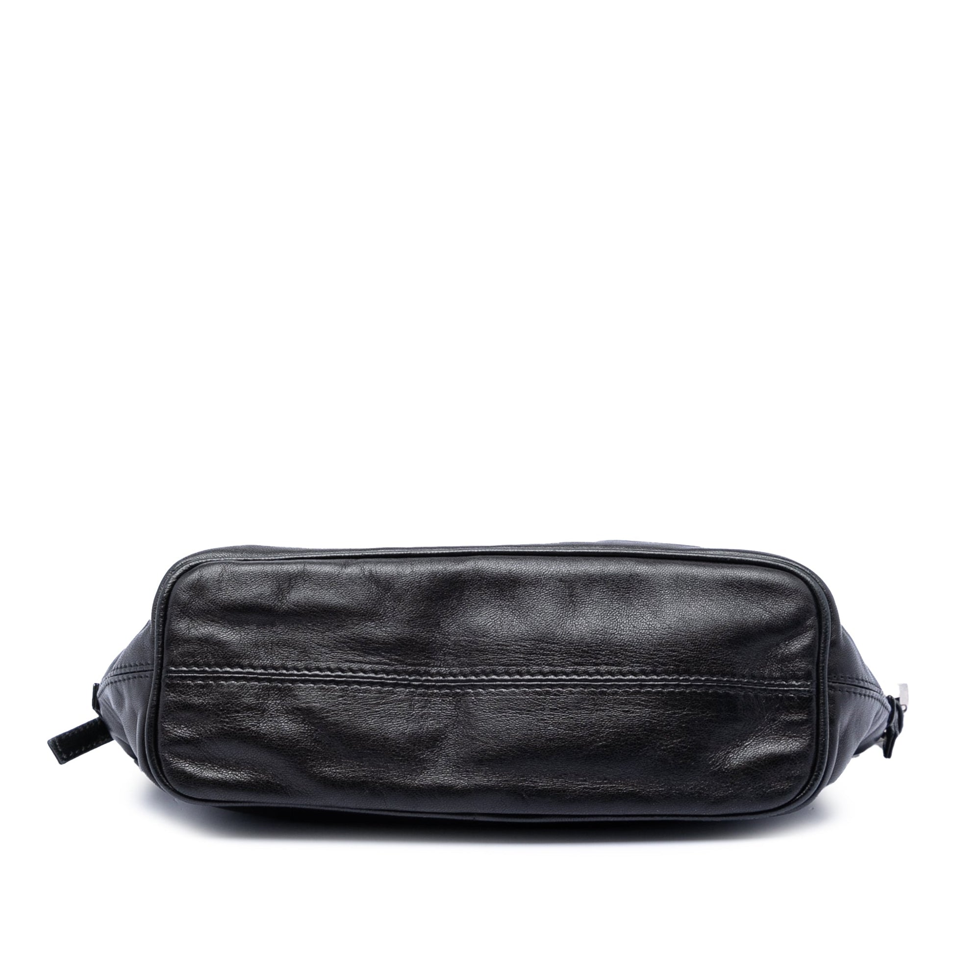 Fendi Leather FF Baguette Shoulder Bag