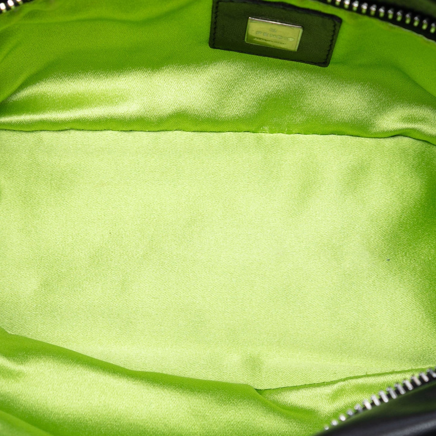 Fendi Leather FF Baguette Shoulder Bag