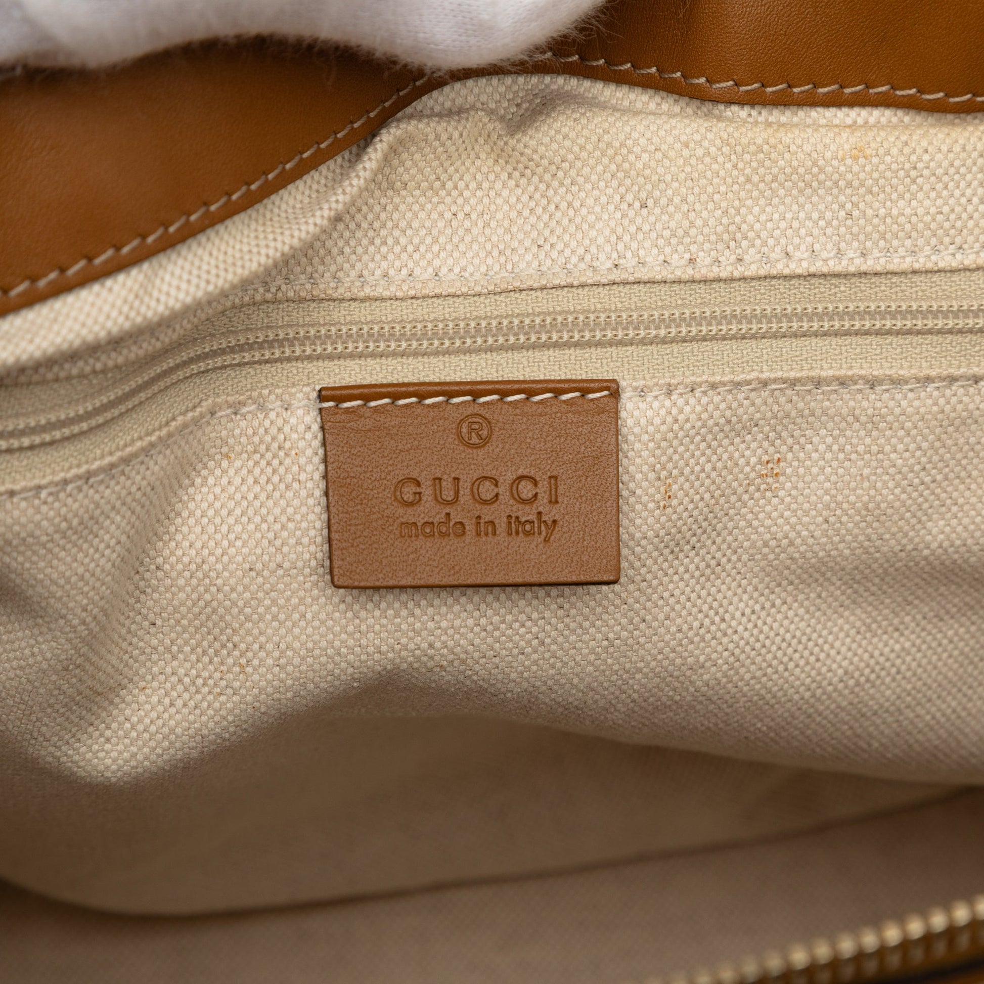Gucci Diamante Canvas Sukey Satchel