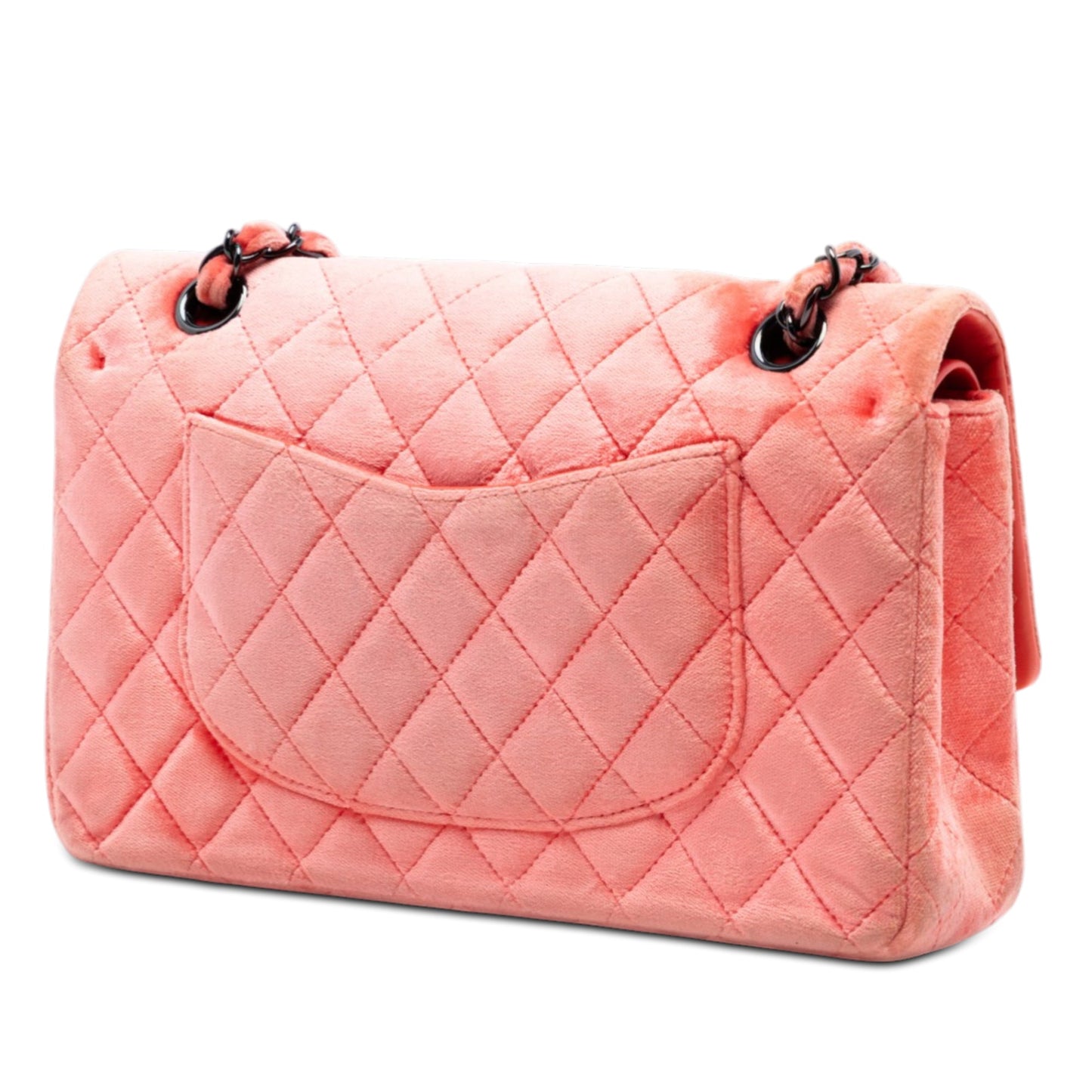 Medium Classic Velvet Double Flap