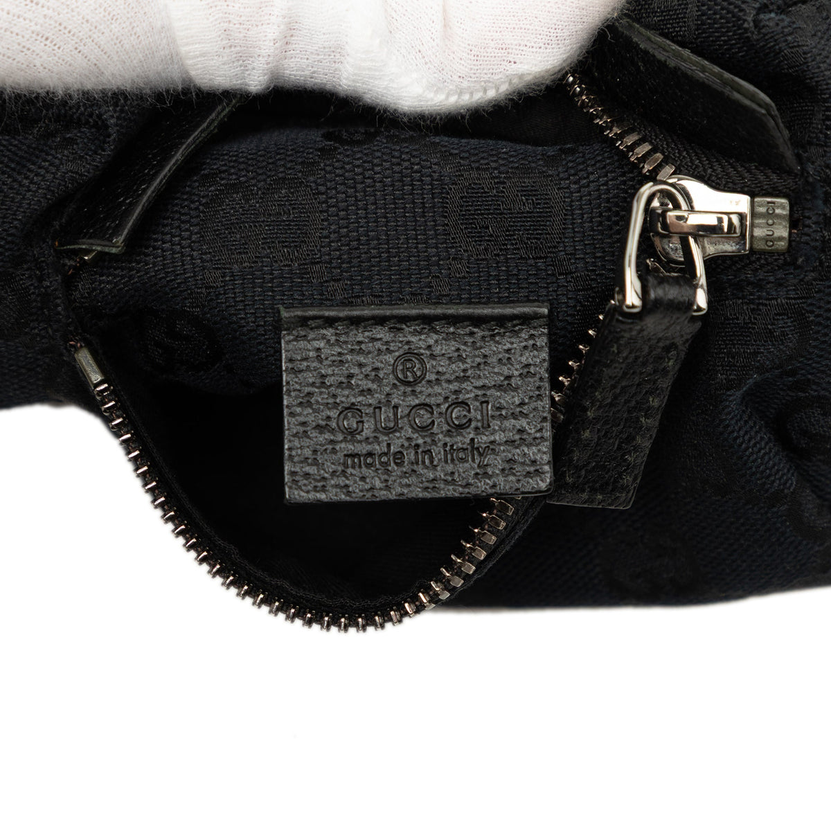Gucci GG Canvas Double Pocket Belt Bag
