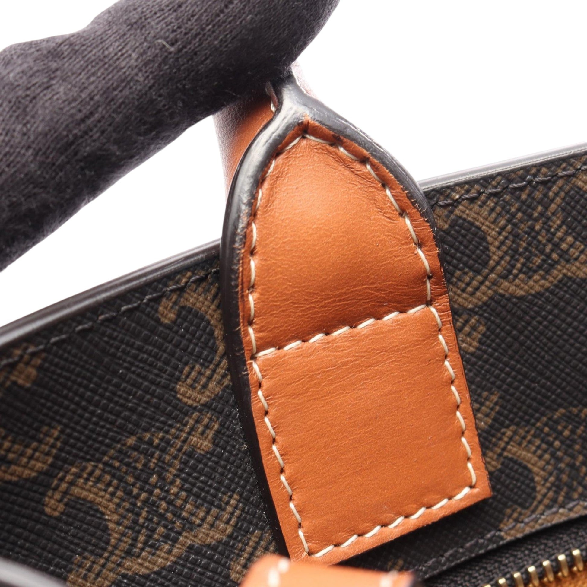 Celine Small Triomphe Coated Canvas Vertical Cabas Tote