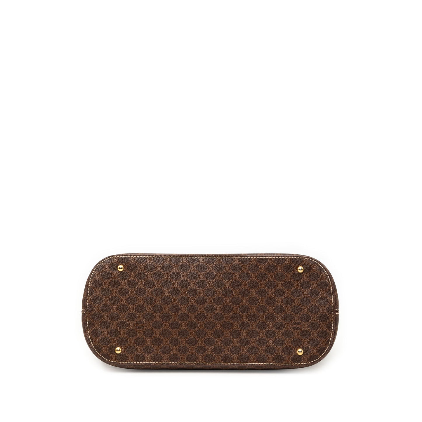 Celine Macadam Coated Canvas Dome Handbag