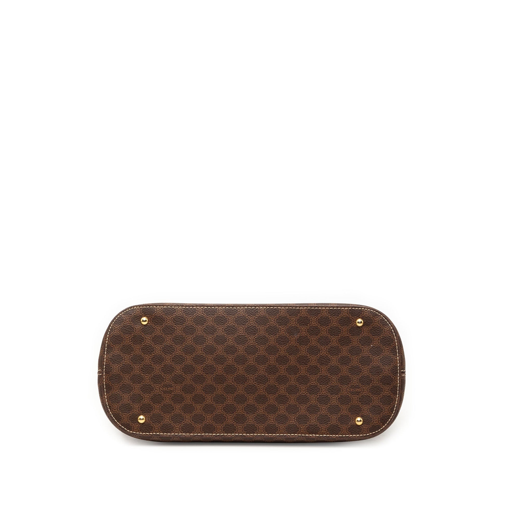 Celine Macadam Coated Canvas Dome Handbag