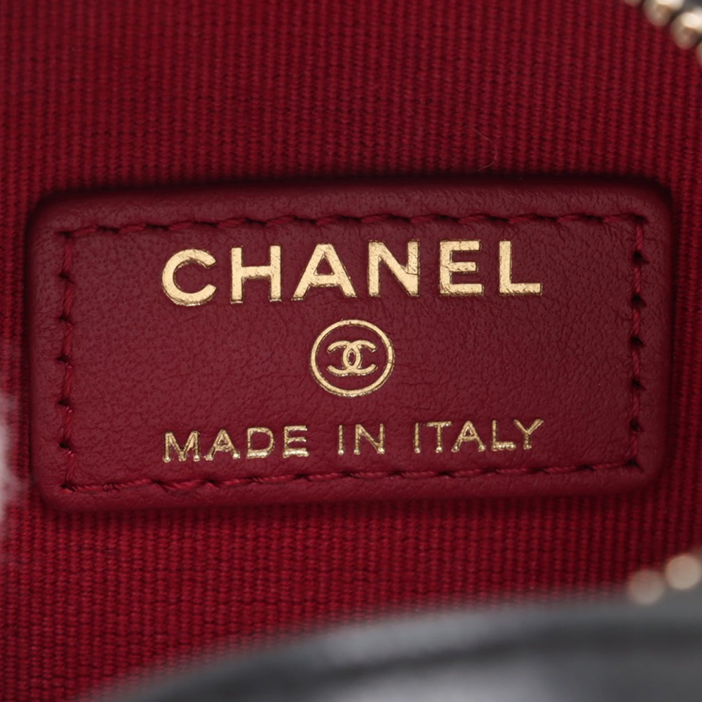 Chanel Lambskin 19 Round Clutch with Chain