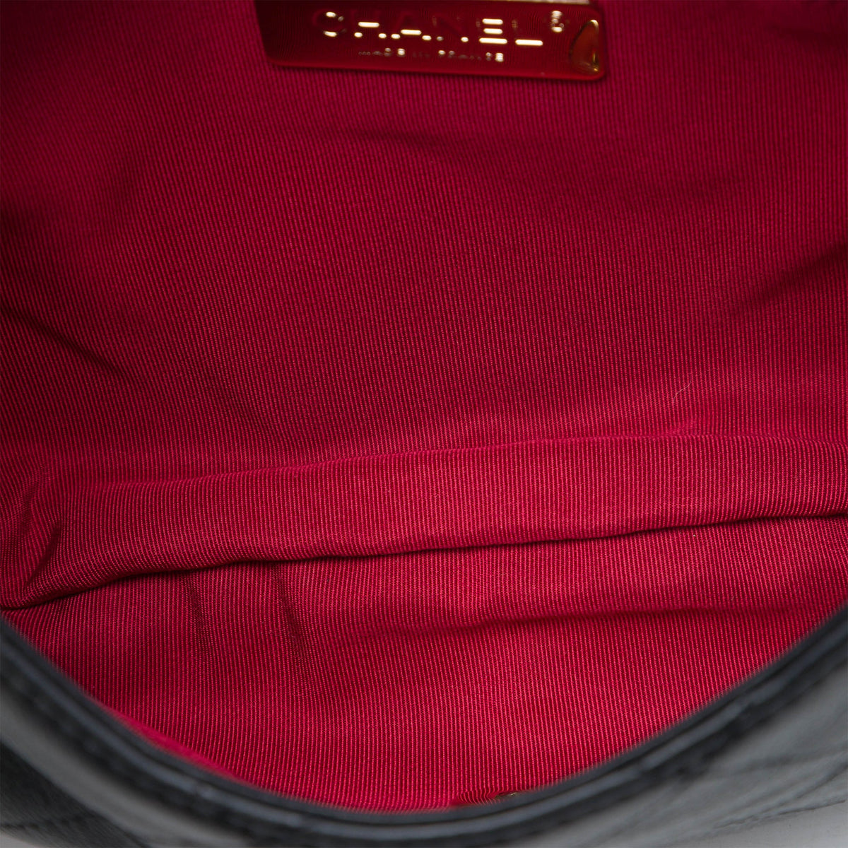 Chanel CC Quilted Calfskin Chain Around Saddle Flap