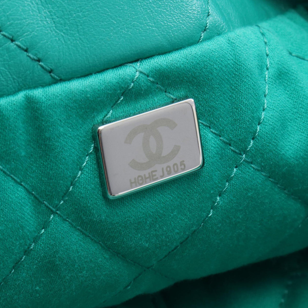 Chanel Small Quilted Shiny Calfskin Chain 22 Handbag