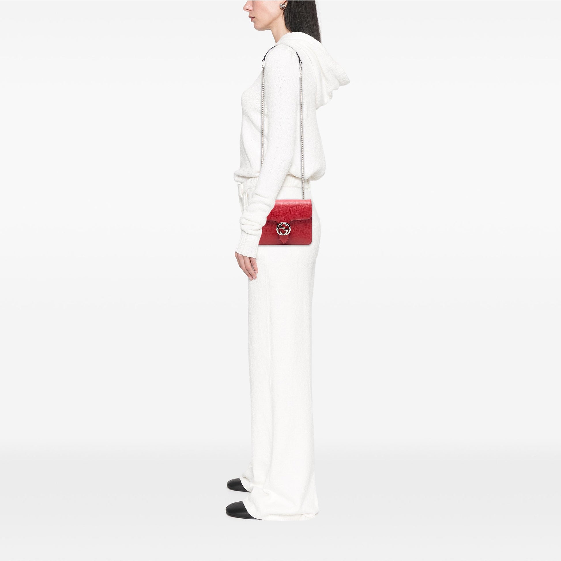 Gucci Small Dollar Calfskin Interlocking G Crossbody
