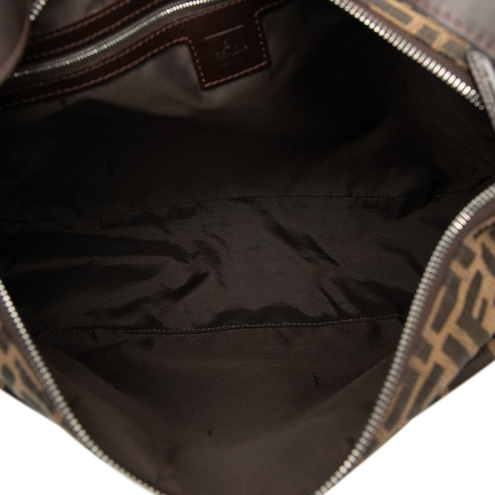 Fendi Zucca Canvas Shoulder Bag