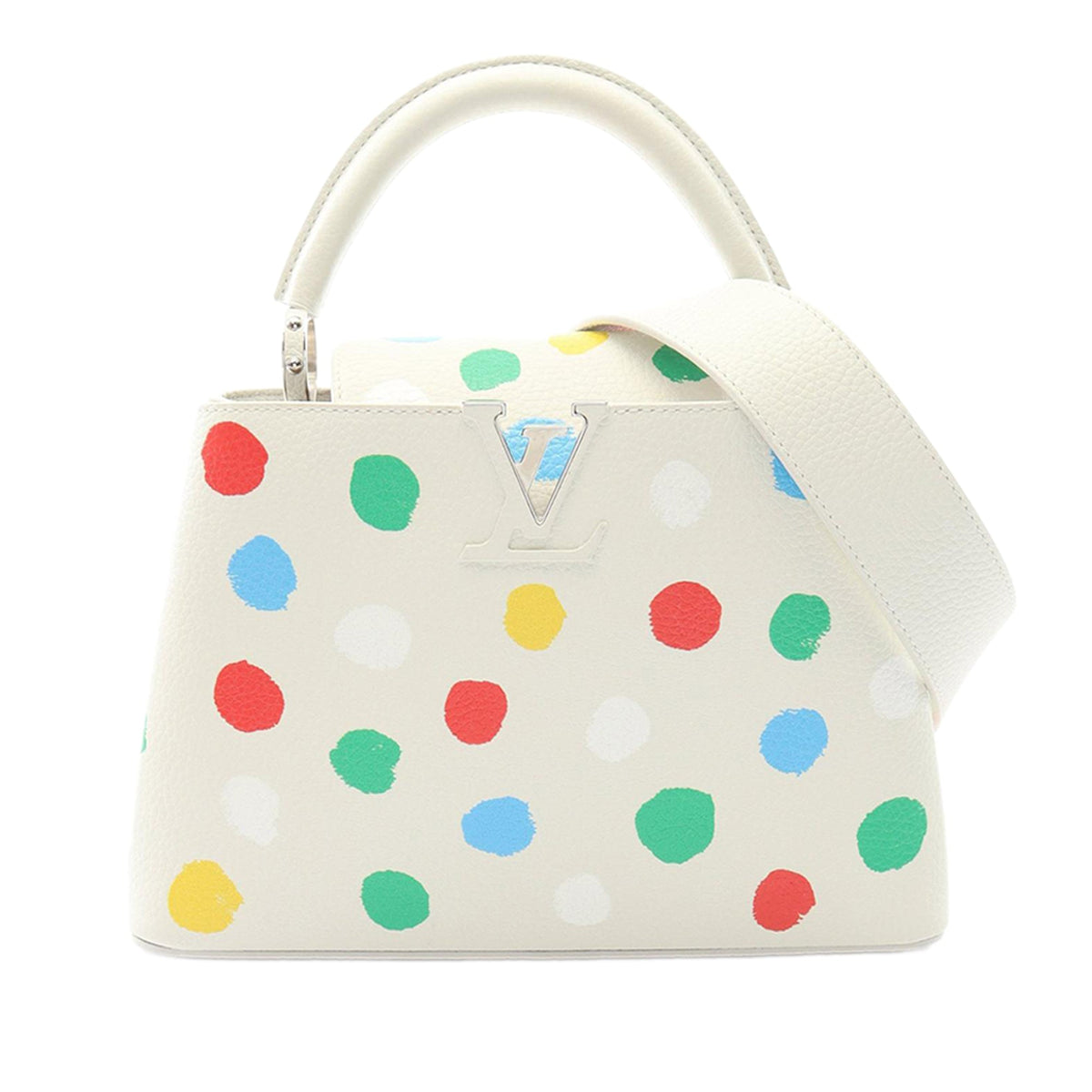 Louis Vuitton Yayoi Kusama Taurillon Infinity Dots Capucines BB