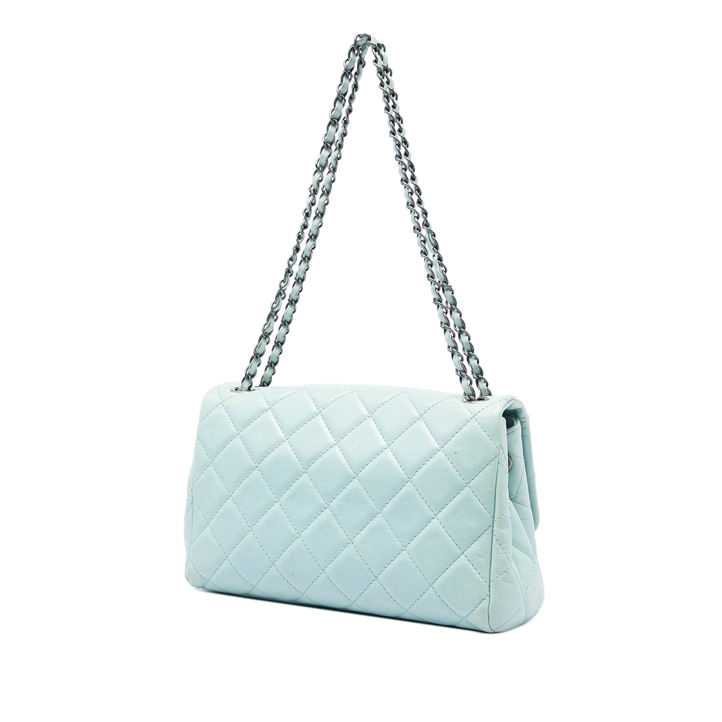 Chanel Medium Quilted Glazed Calfskin Coco Soft Flap