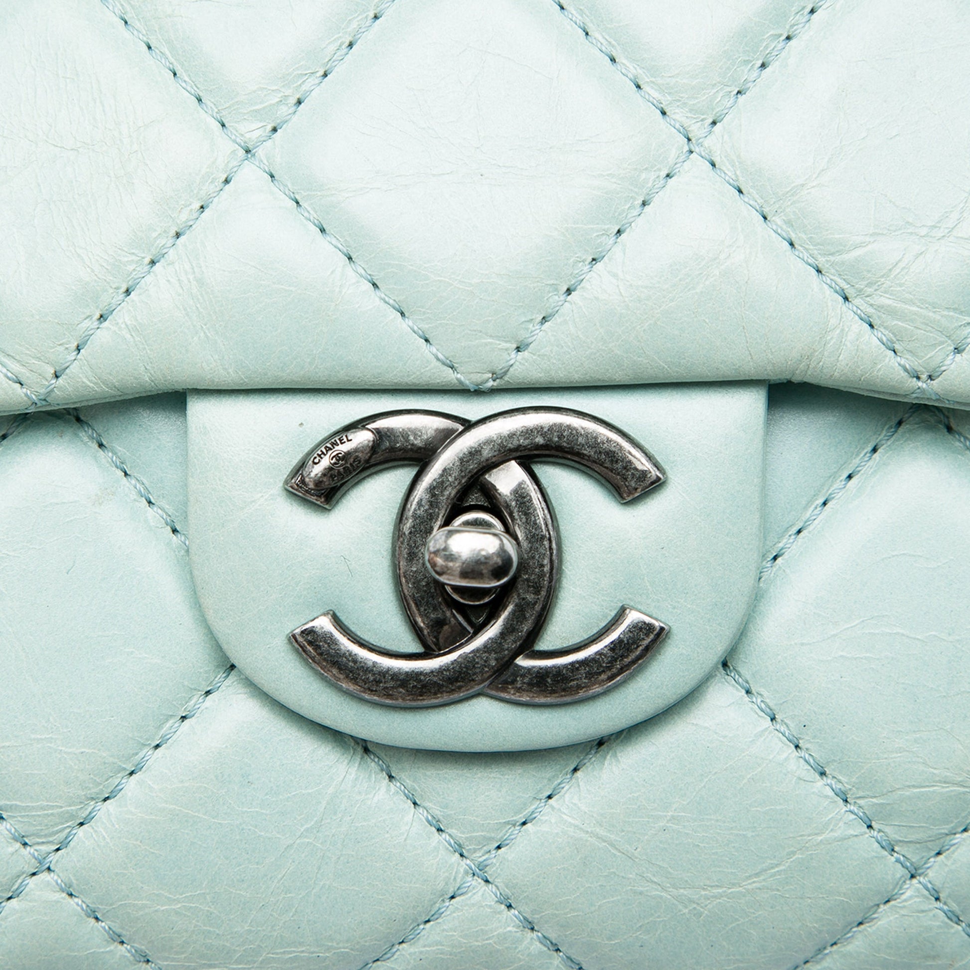 Chanel Medium Quilted Glazed Calfskin Coco Soft Flap