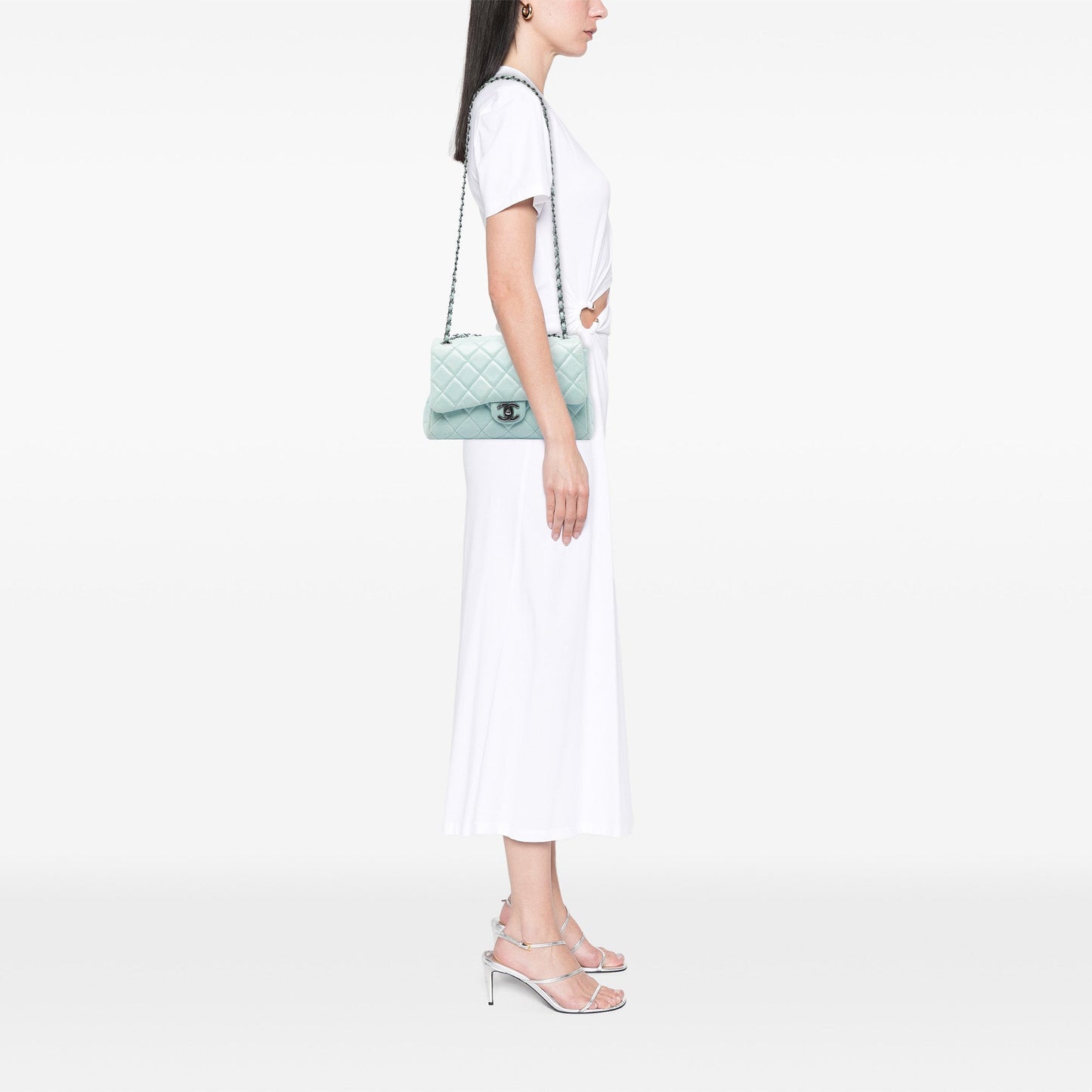 Chanel Medium Quilted Glazed Calfskin Coco Soft Flap