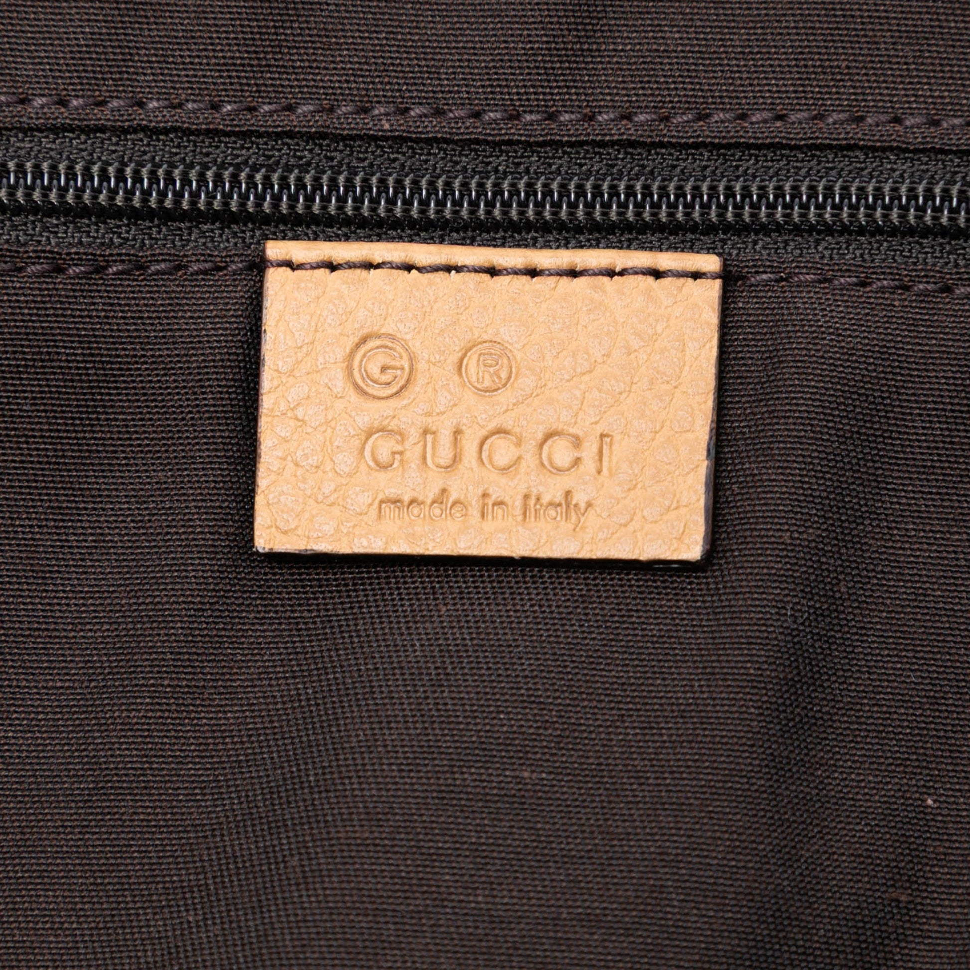 Gucci Leather GG Charm Satchel
