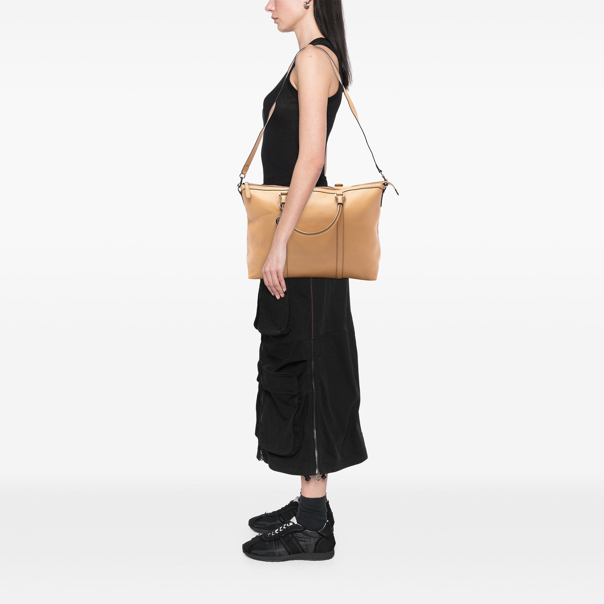 Gucci Leather GG Charm Satchel