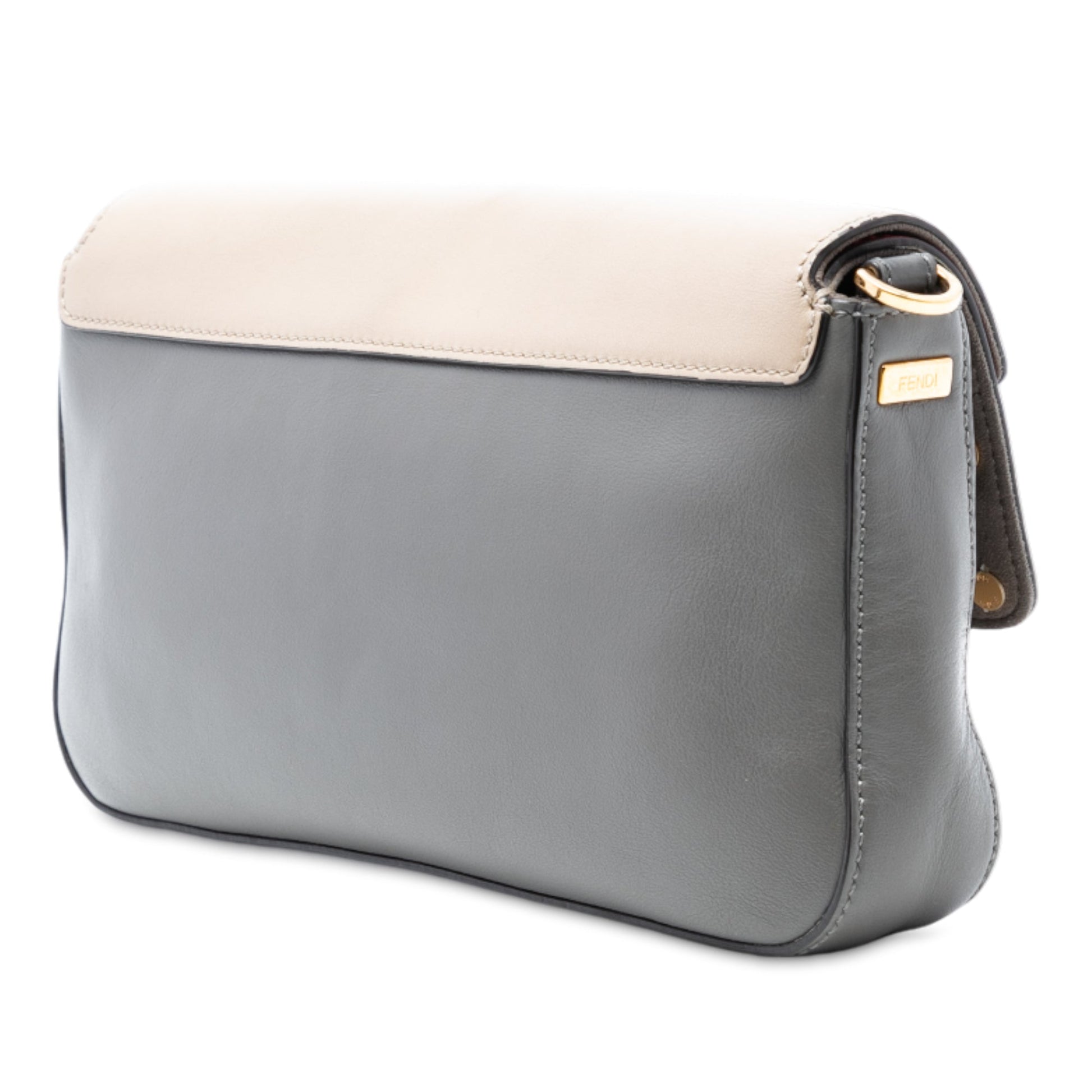 Fendi Vitello Grace FF 1974 Baguette Crossbody