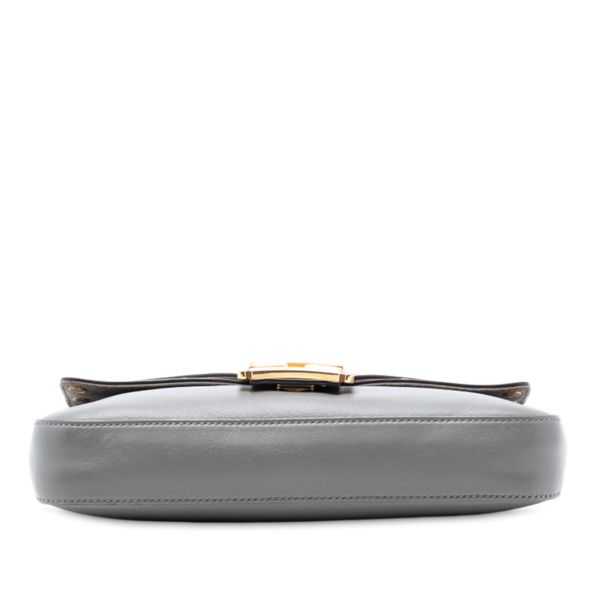 Fendi Vitello Grace FF 1974 Baguette Crossbody