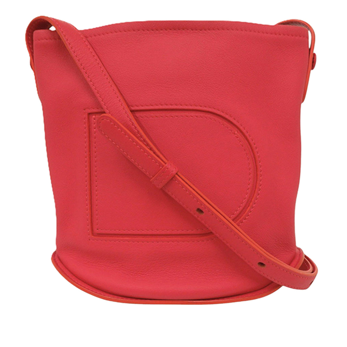Delvaux Leather Pin Twist Crossbody
