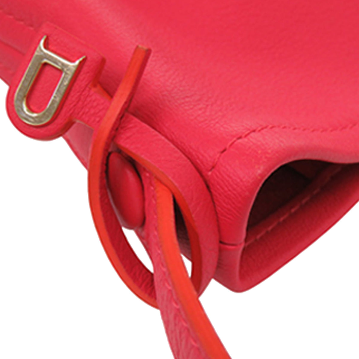 Delvaux Leather Pin Twist Crossbody