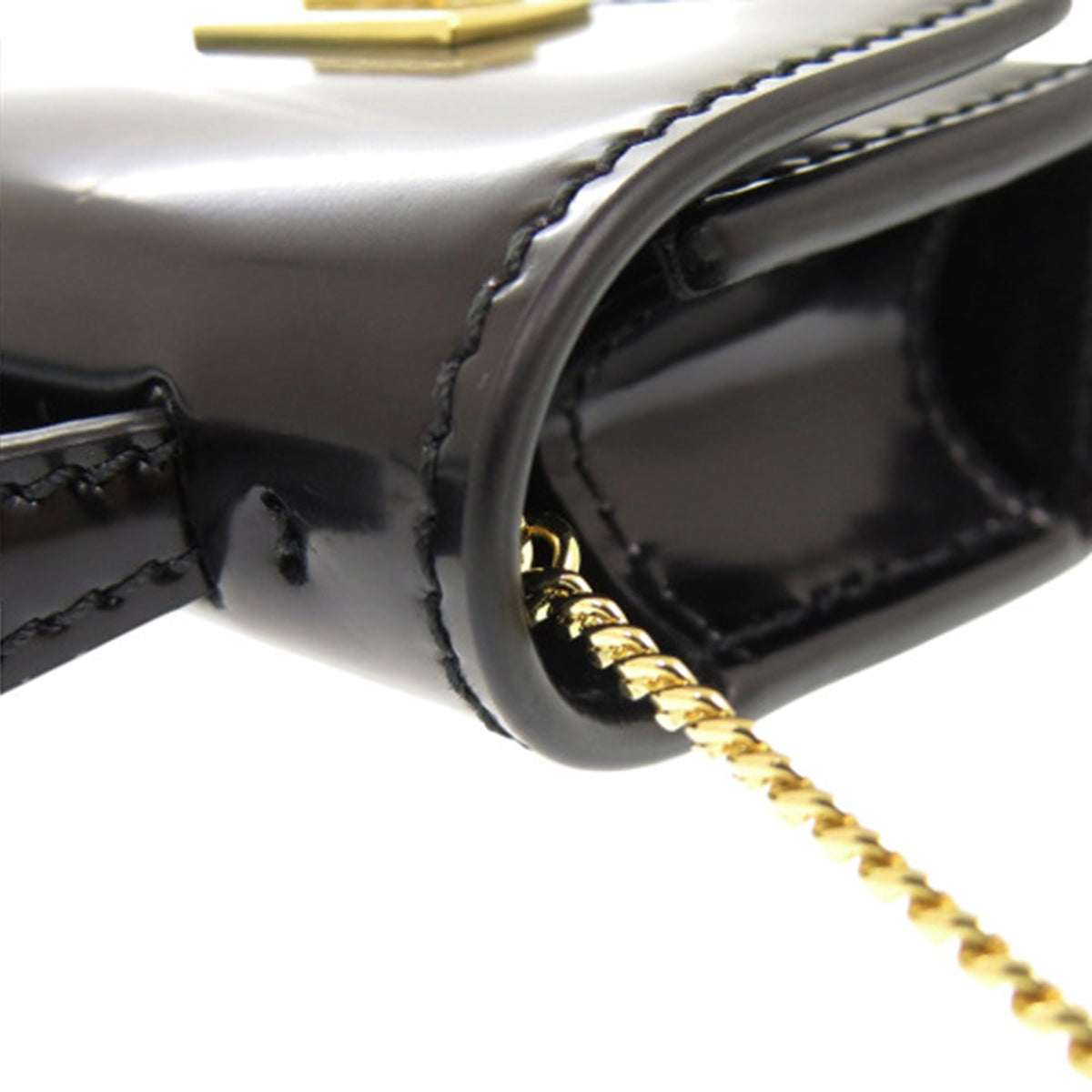 Ferragamo Smooth Calfskin Gancini Top Handle AirPods Case with Chain
