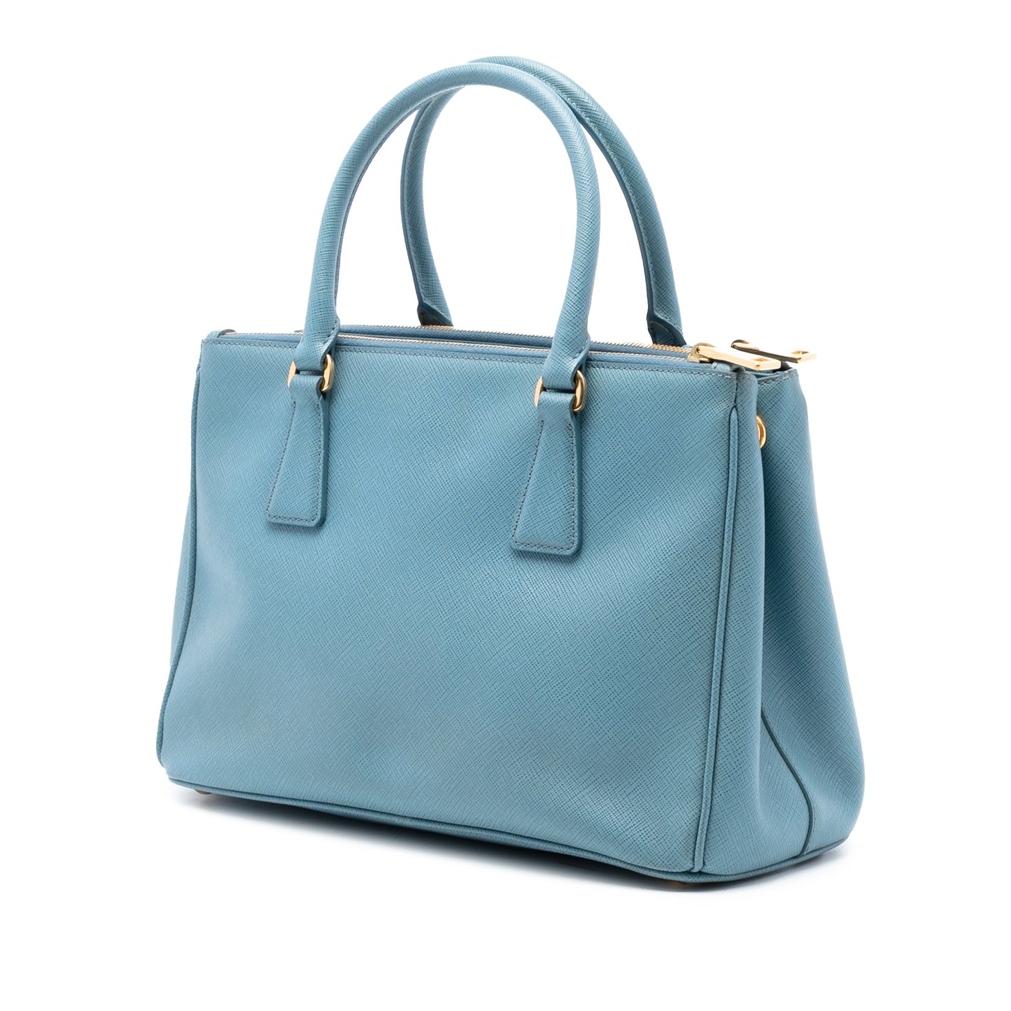 Prada Small Saffiano Lux Galleria Double Zip Satchel