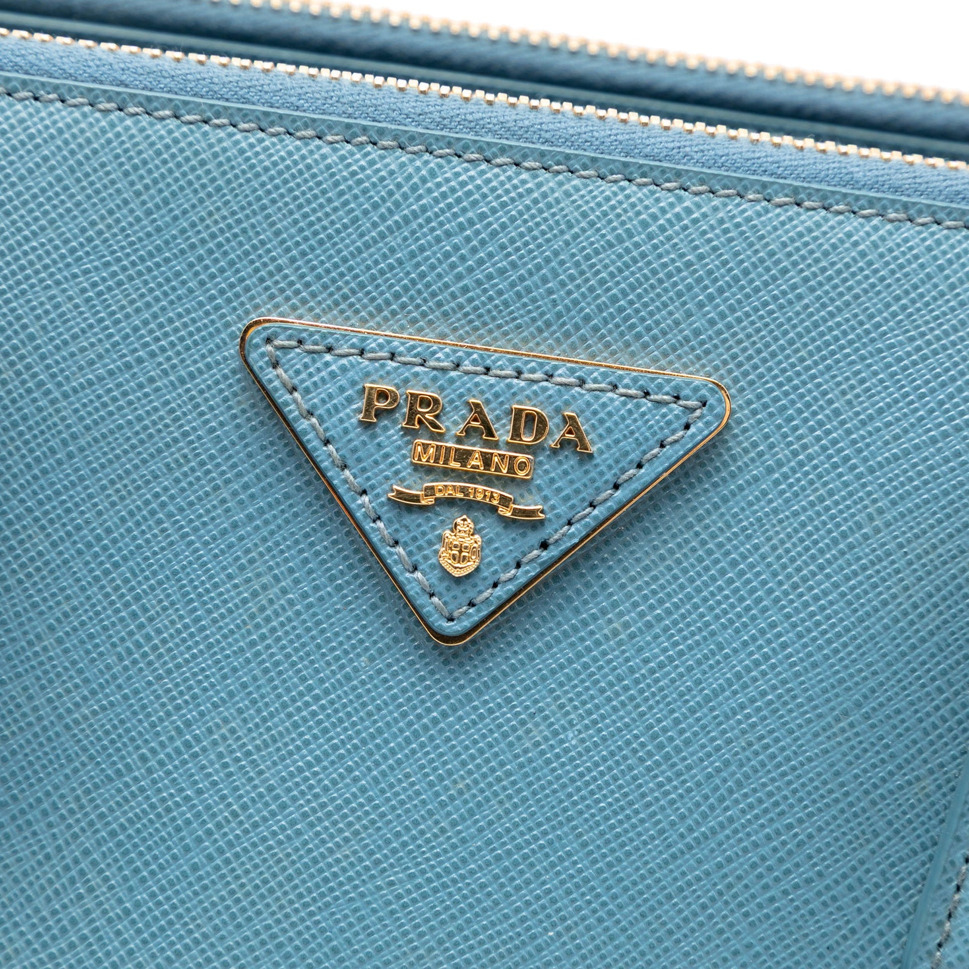 Prada Small Saffiano Lux Galleria Double Zip Satchel