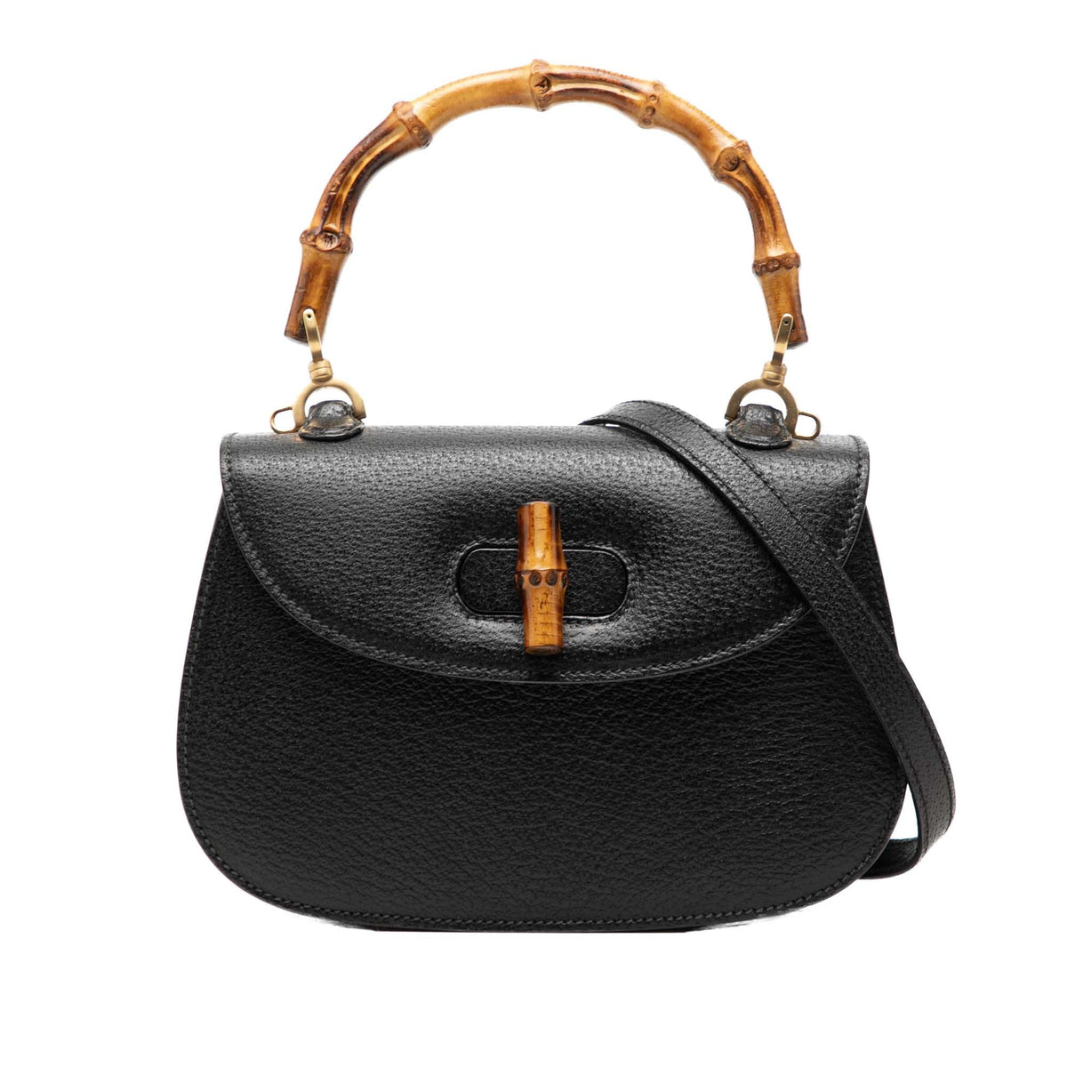 Gucci Small Grained Calfskin Bamboo Night