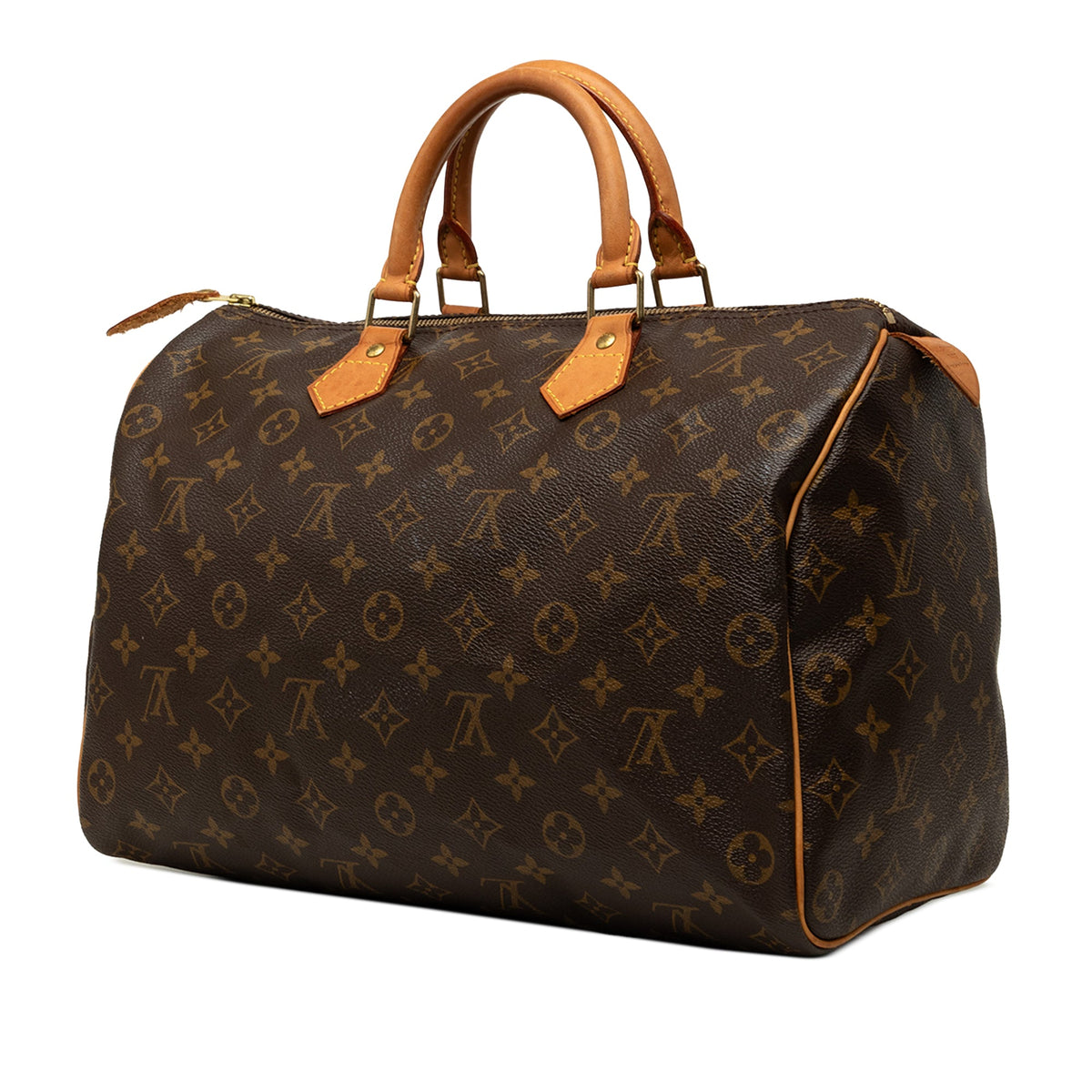 Louis Vuitton Monogram Speedy 35 — Brown