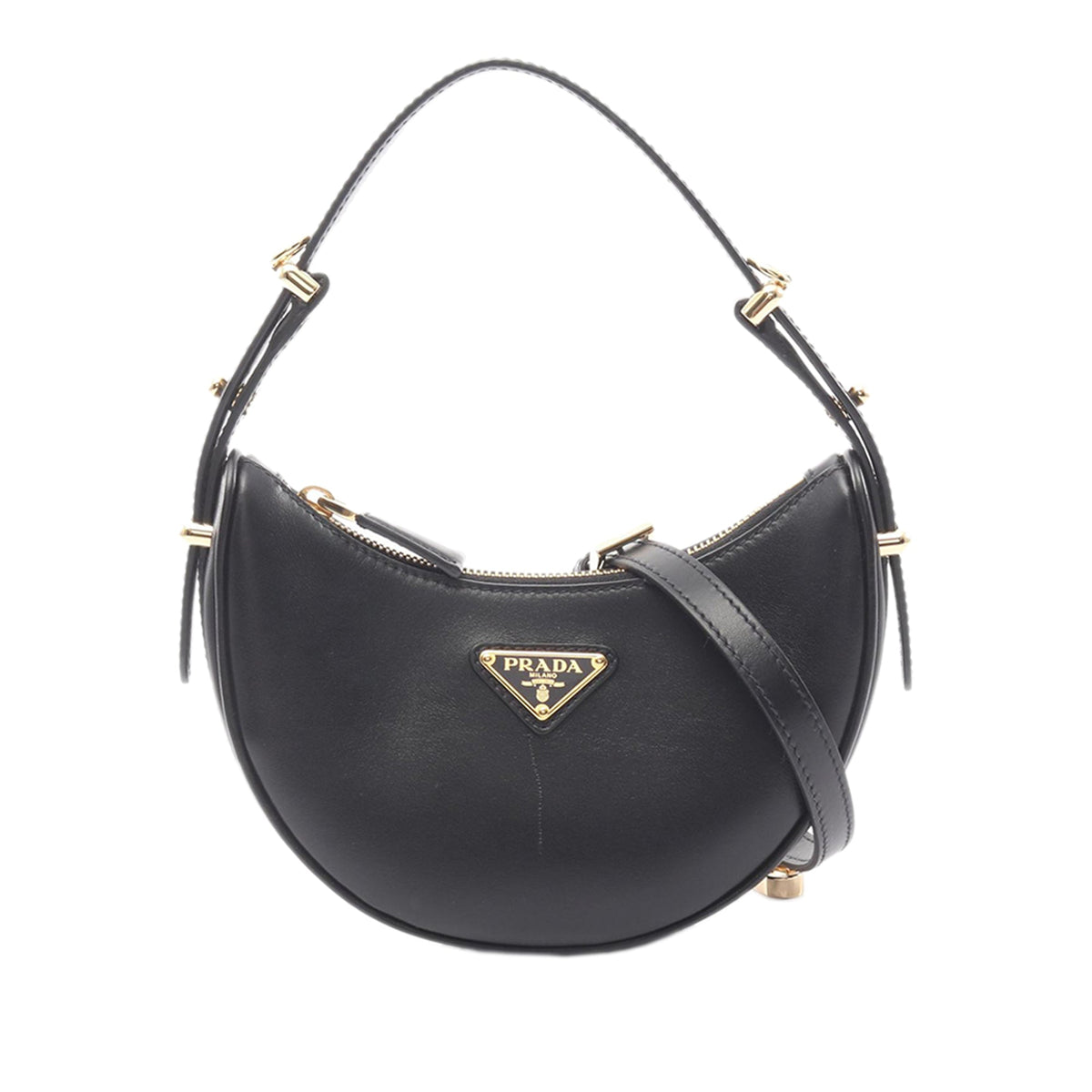 Prada Smal Soft Calf  Arque Shoulder Bag