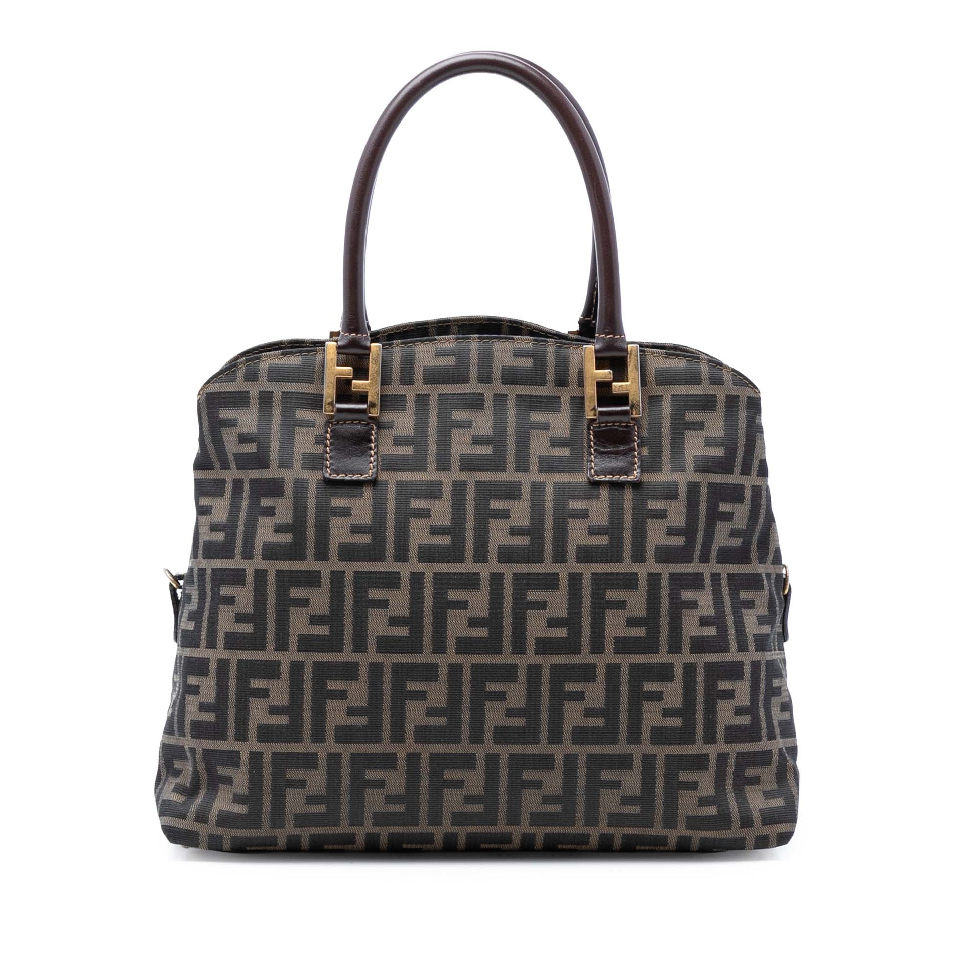 Fendi Zucca Canvas Satchel