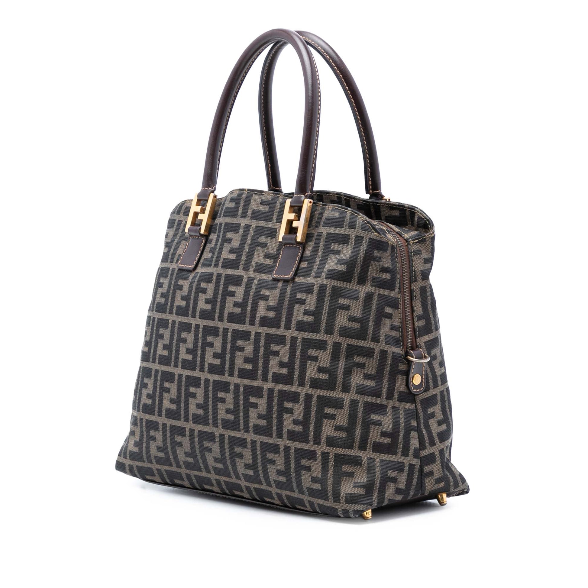 Fendi Zucca Canvas Satchel
