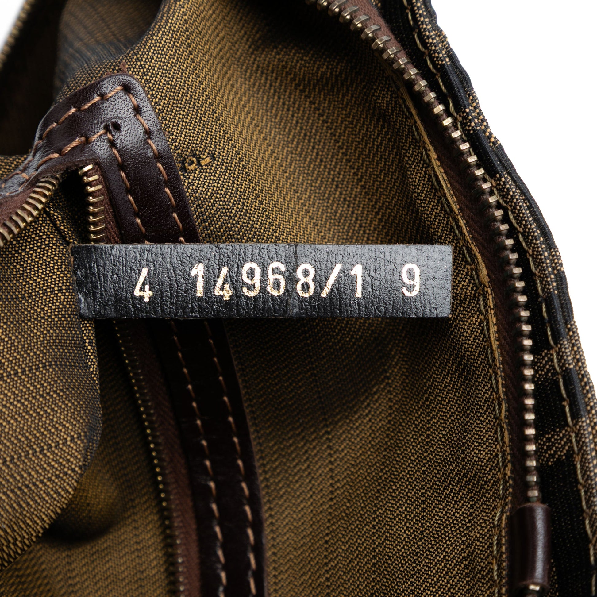 Fendi Zucca Canvas Satchel