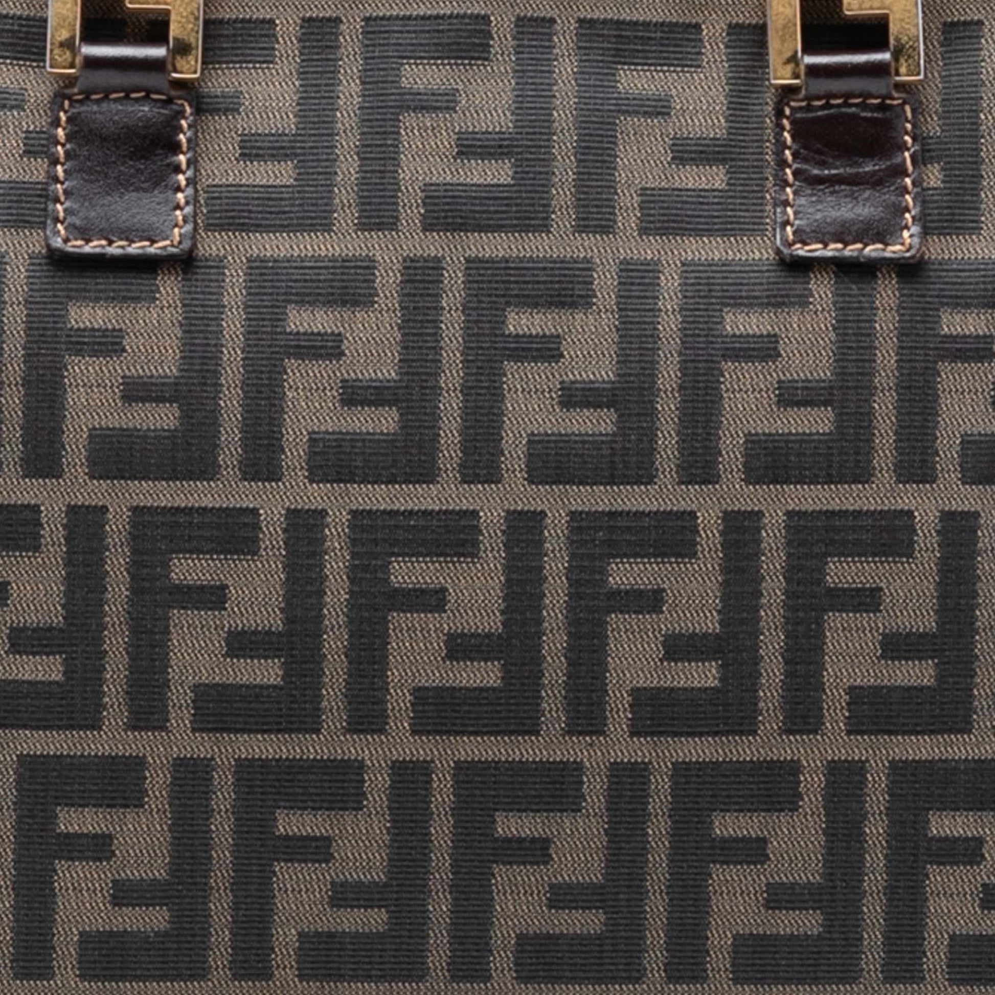 Fendi Zucca Canvas Satchel