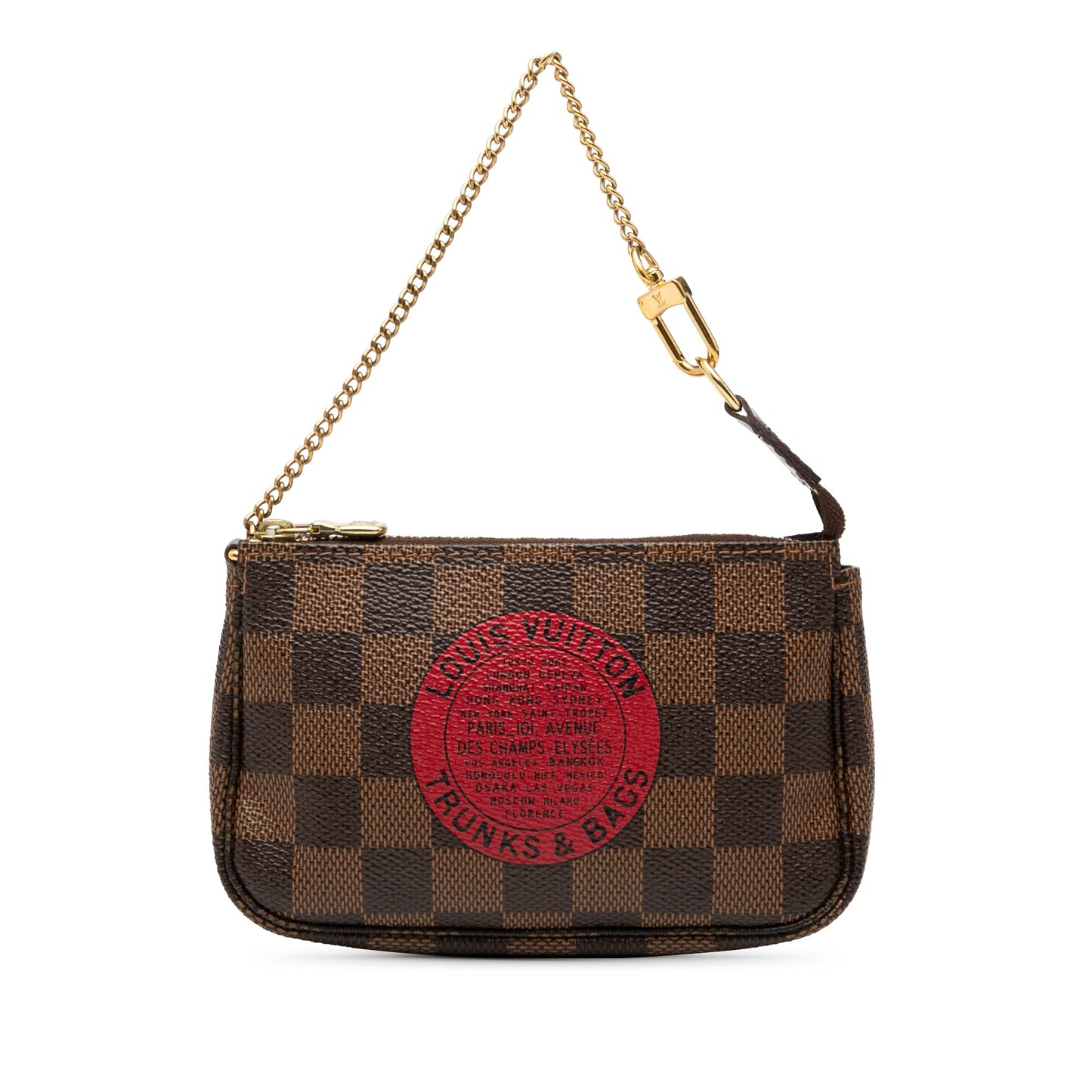 Louis Vuitton Damier Ebene Trunks and Bags Mini Pochette Accessoires