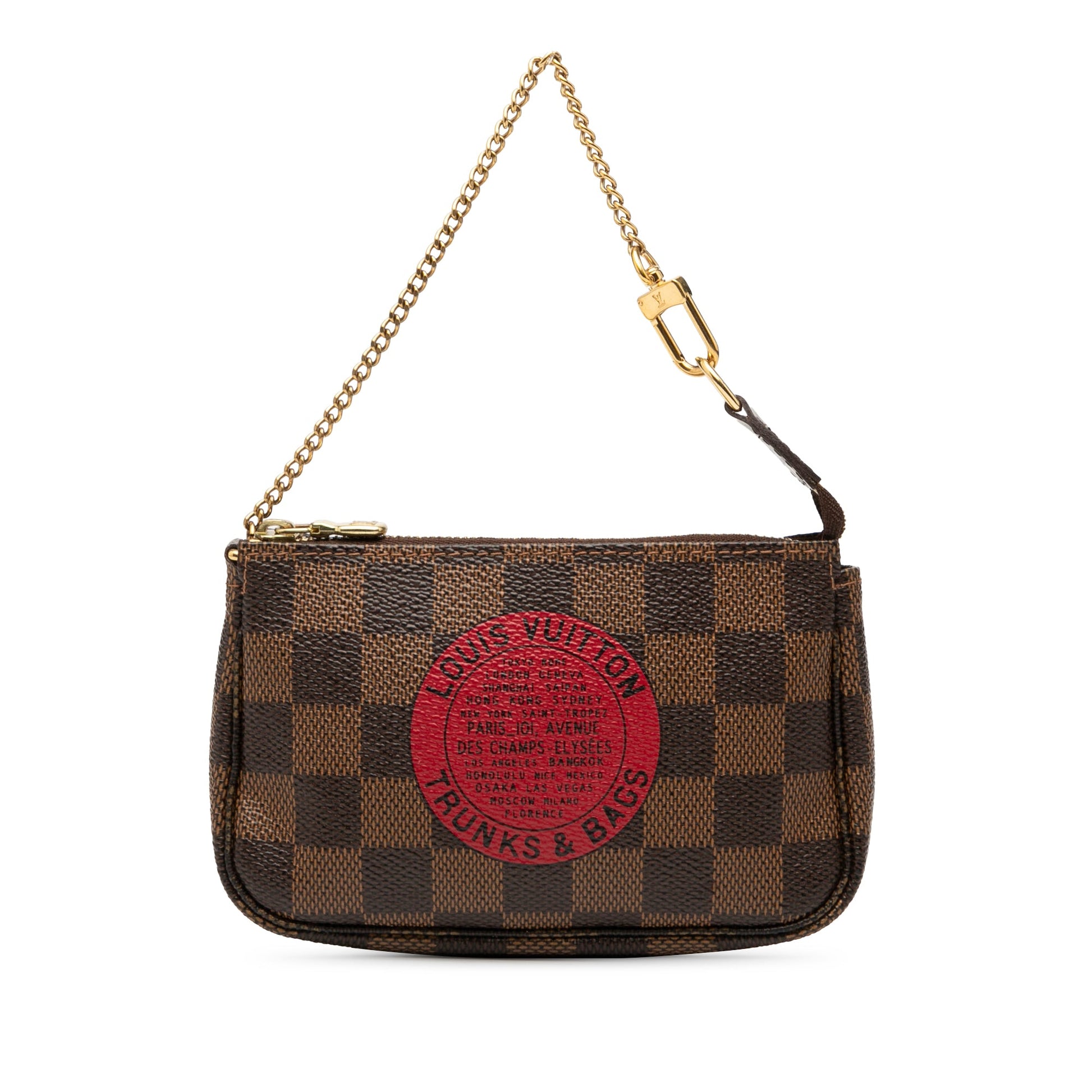 Louis Vuitton Damier Ebene Trunks and Bags Mini Pochette Accessoires
