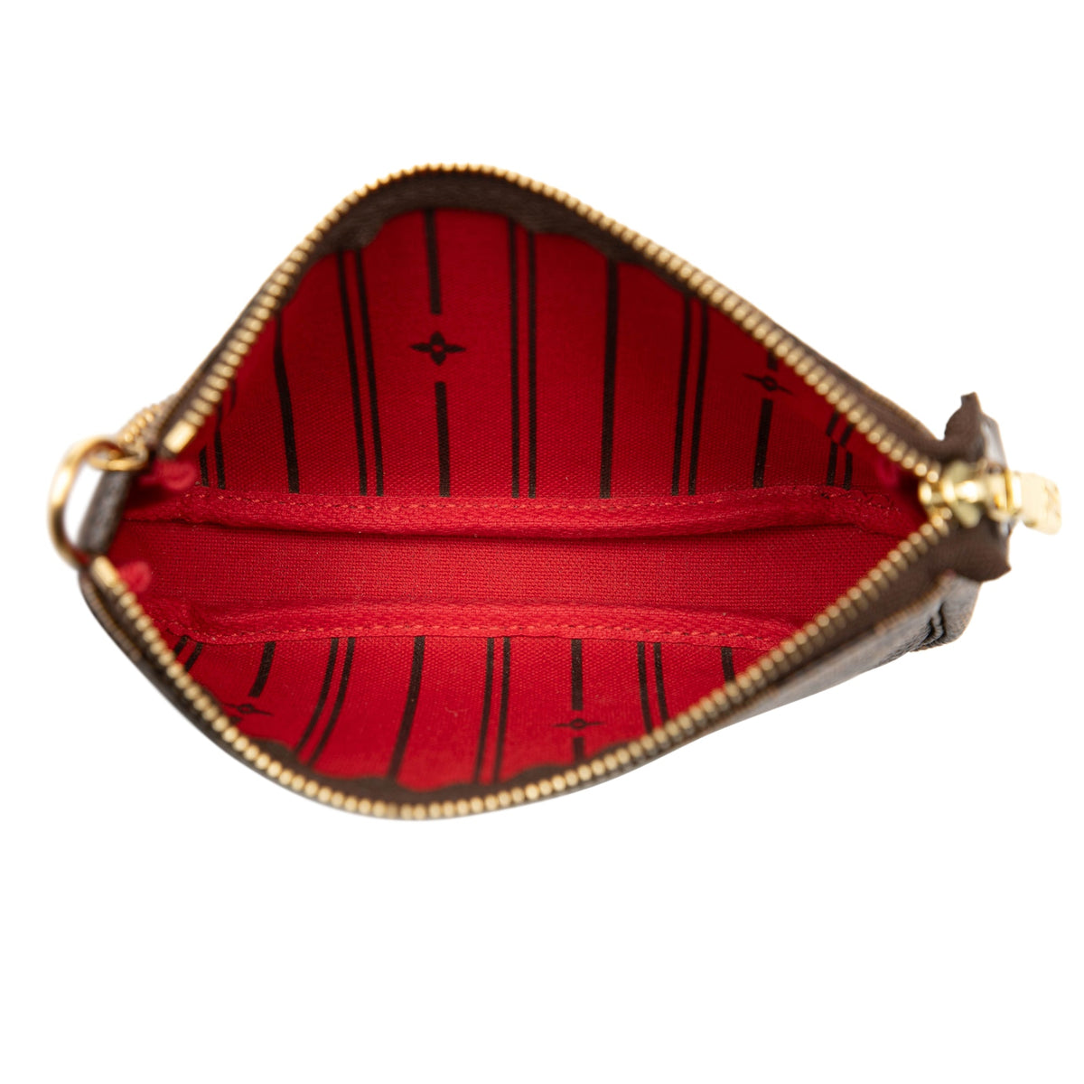 Louis Vuitton Damier Ebene Trunks and Bags Mini Pochette Accessoires — Brown