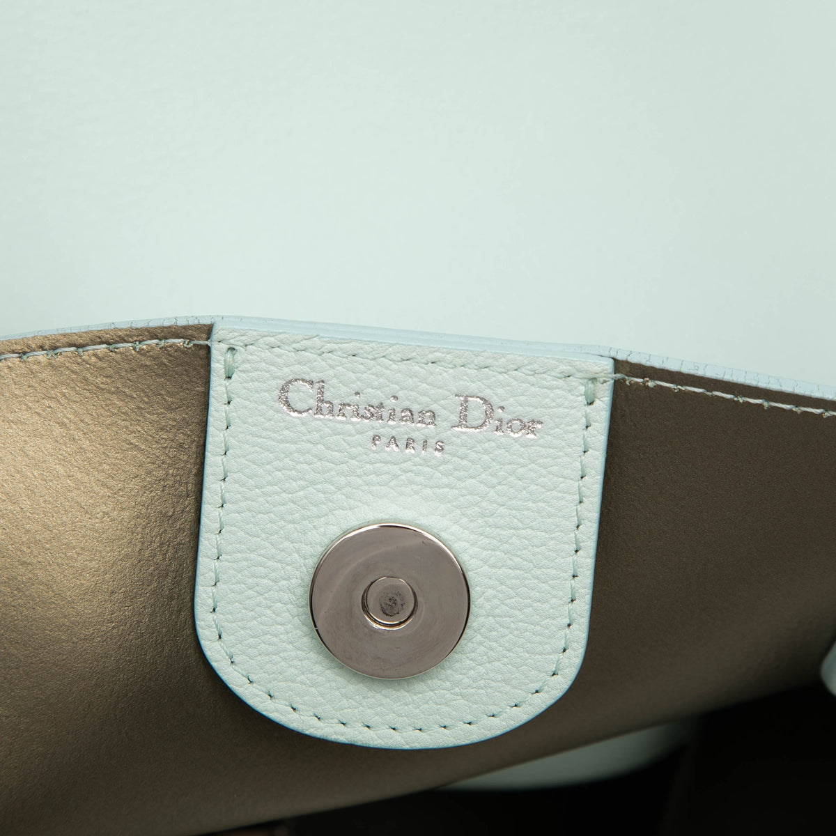 Dior Medium Calfskin Blossom Tote — Green