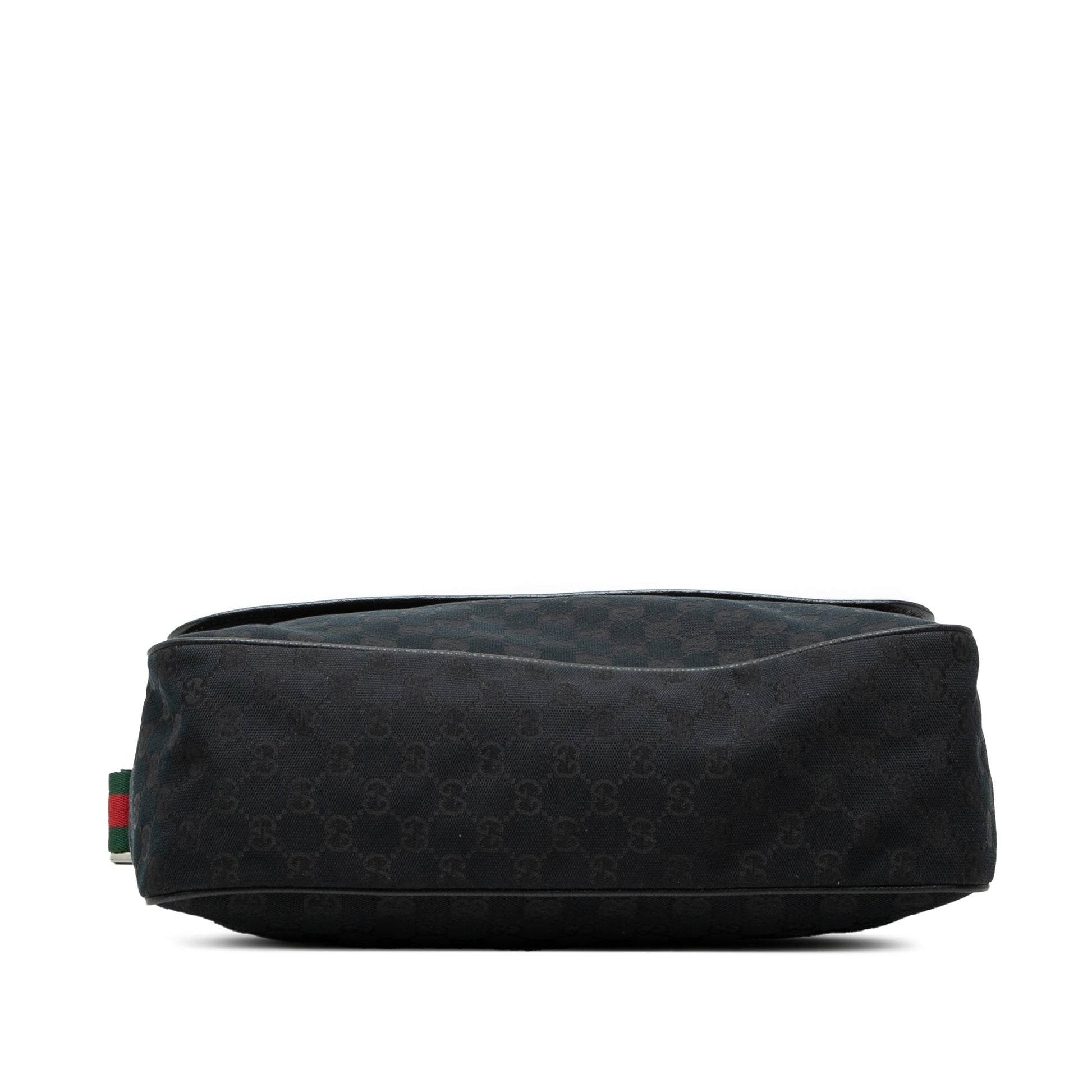 Gucci GG Canvas Web Flap Messenger Bag