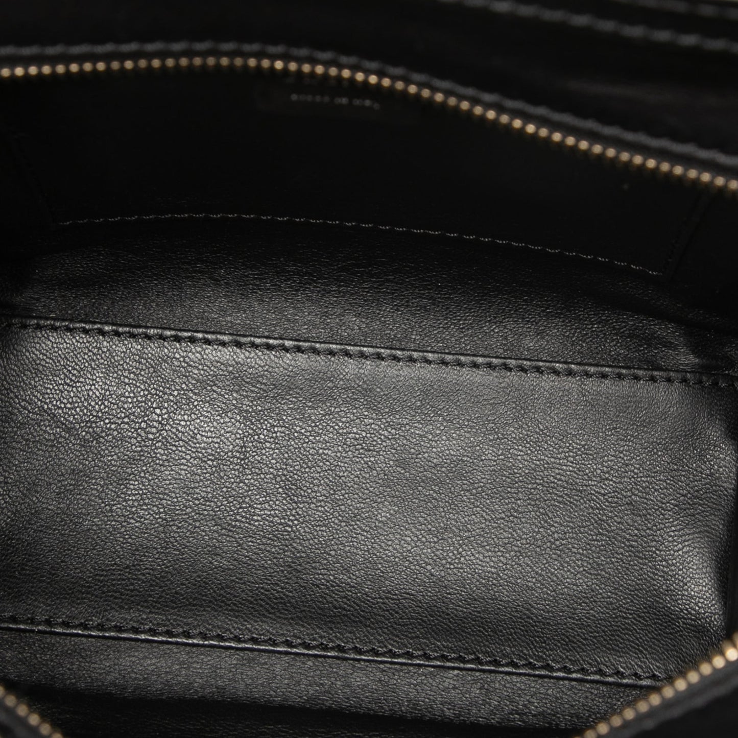 Celine Nano Bicolor Canvas and Leather Luggage Tote